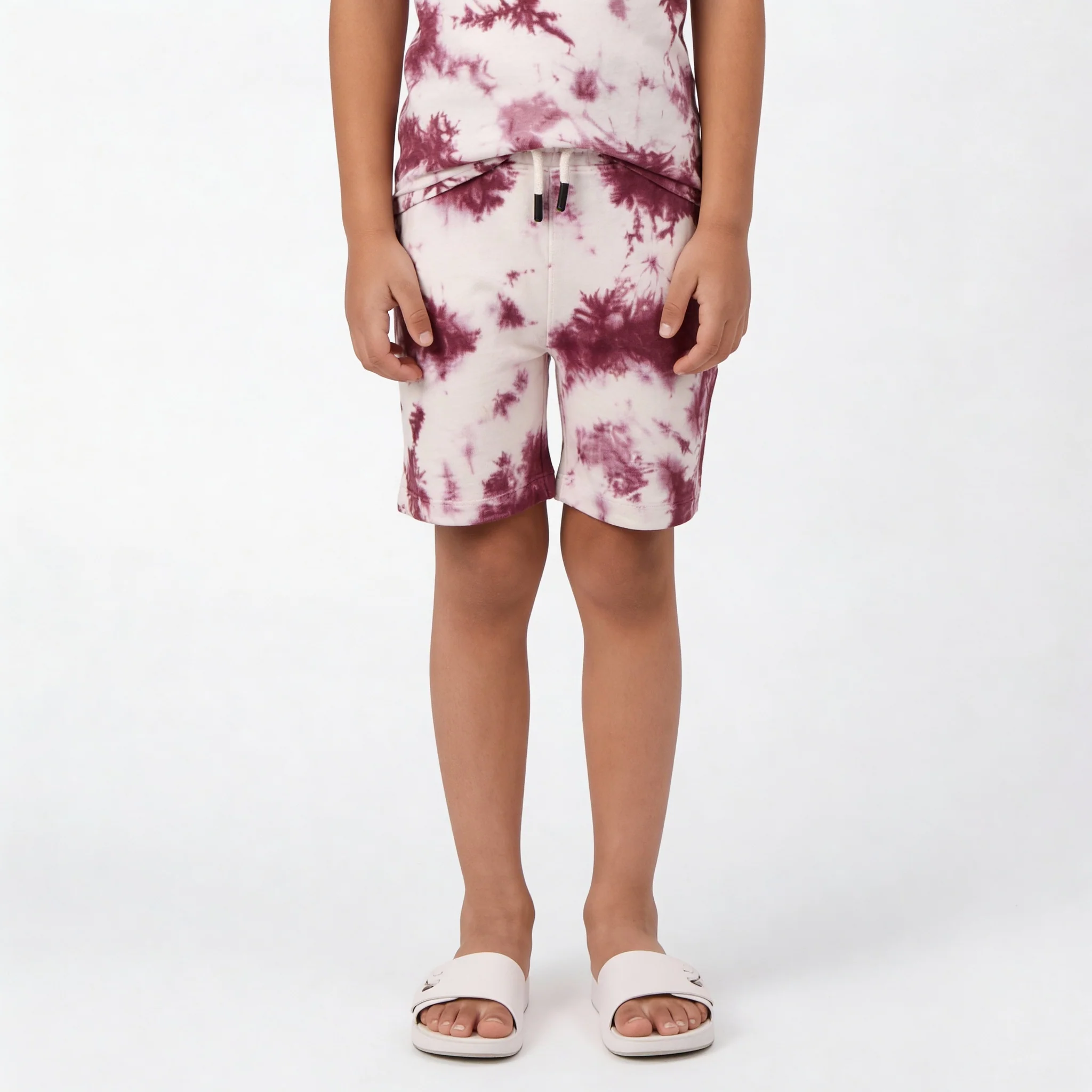 Boys Cotton Tie - Dye Shorts - Image 2