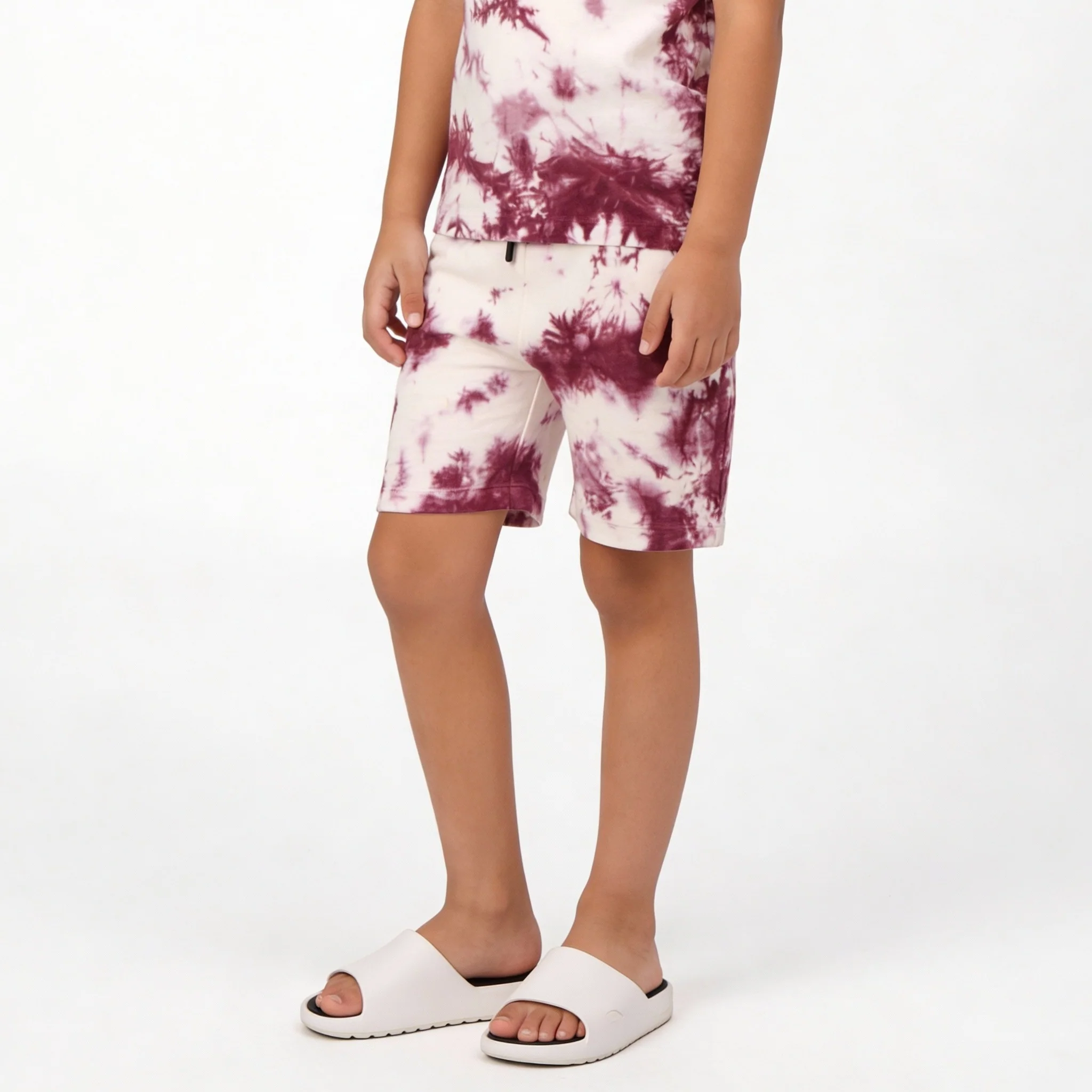 Boys Cotton Tie - Dye Shorts - Image 5