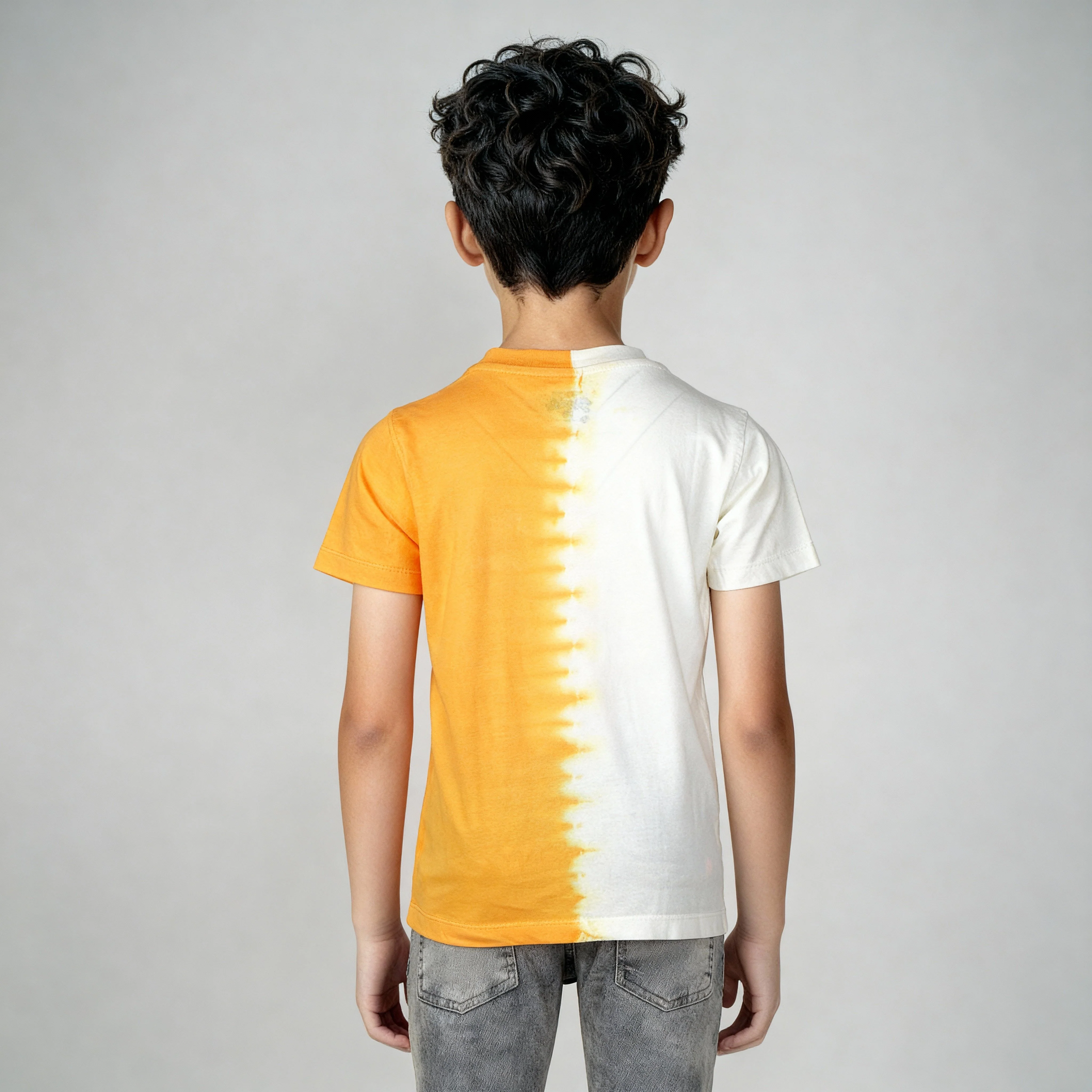 Boys Cotton Tie - Dye Skiddle T-Shirt - Image 3