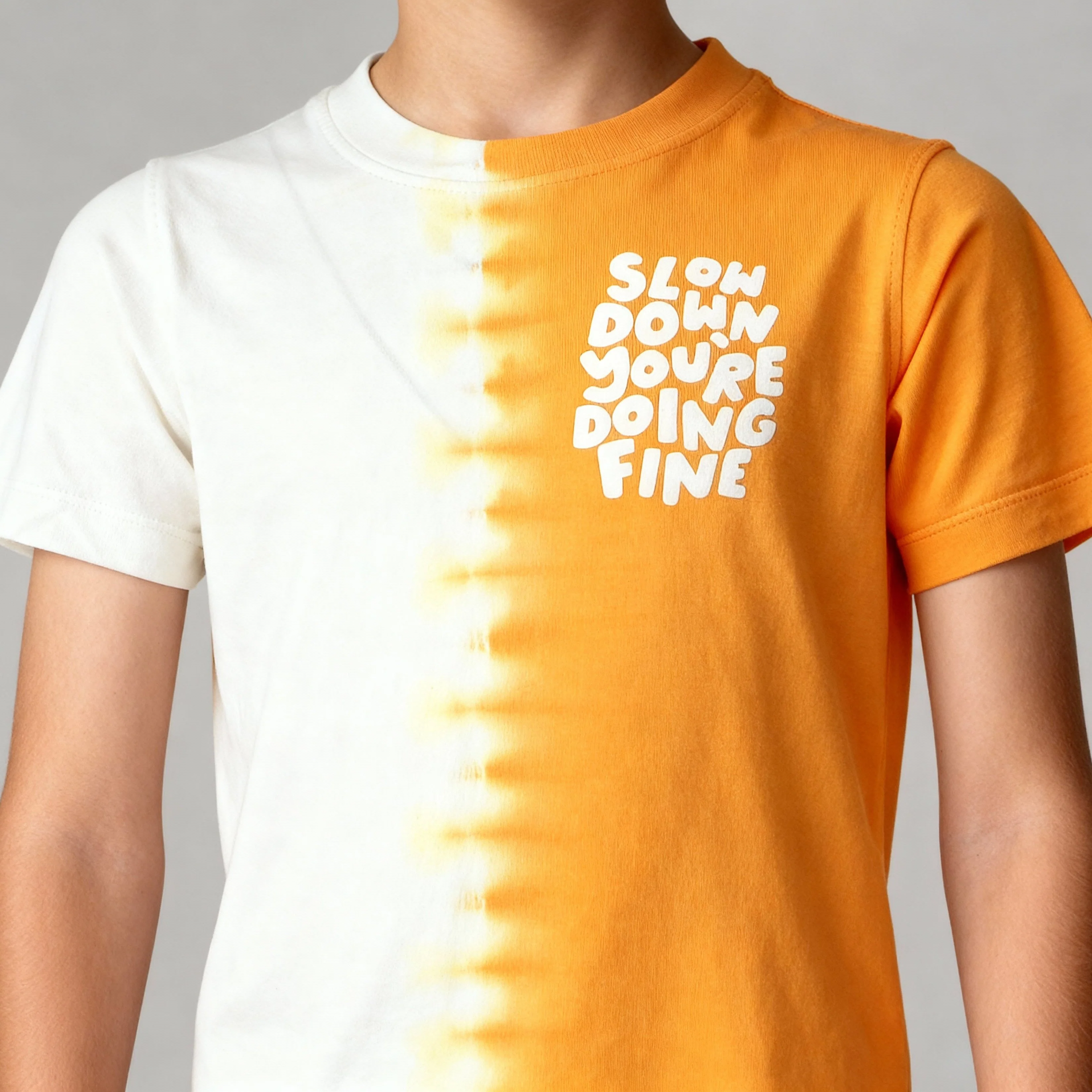 Boys Cotton Tie - Dye Skiddle T-Shirt - Image 4