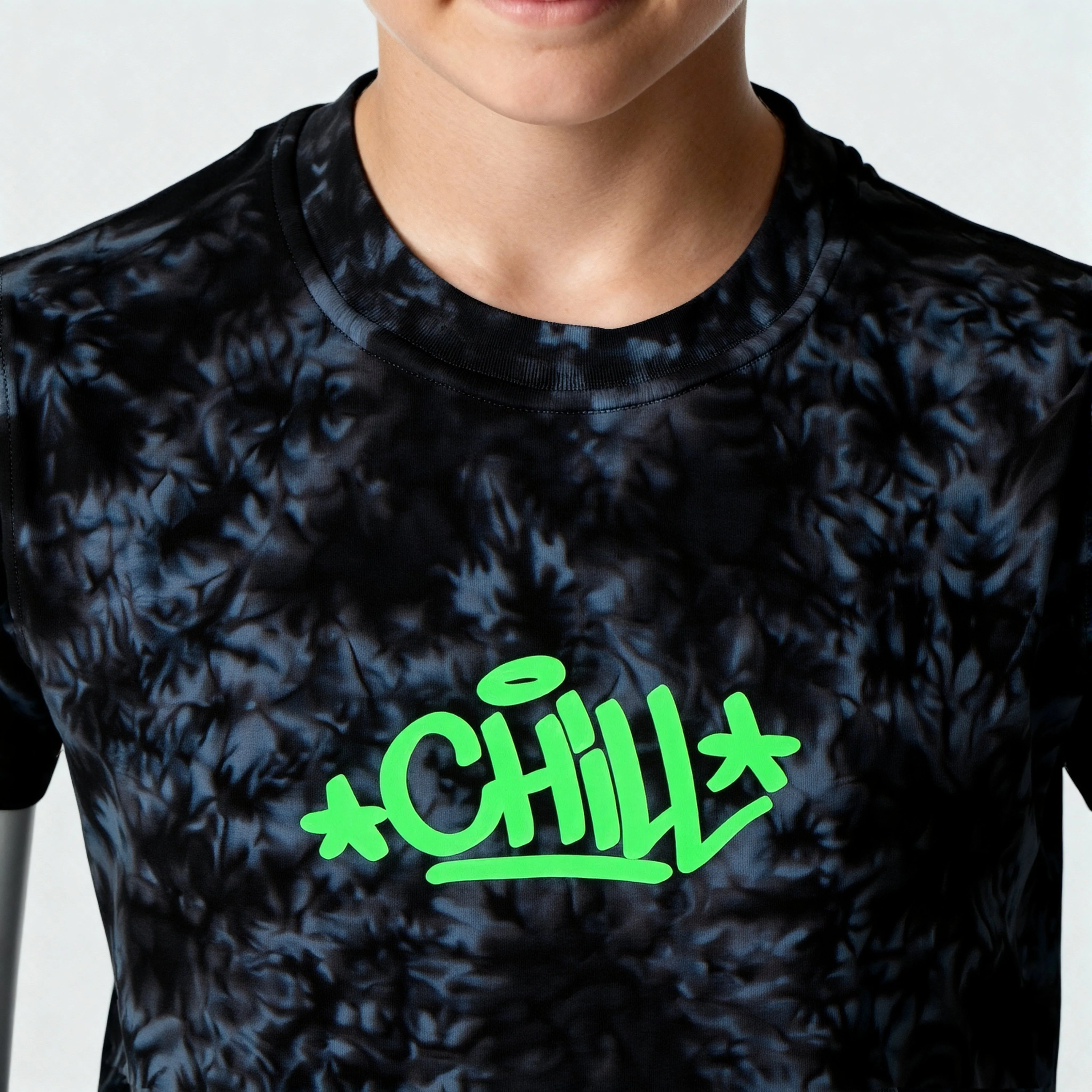 Boys Cotton Tie - Dye Skiddle T-Shirt - Image 4