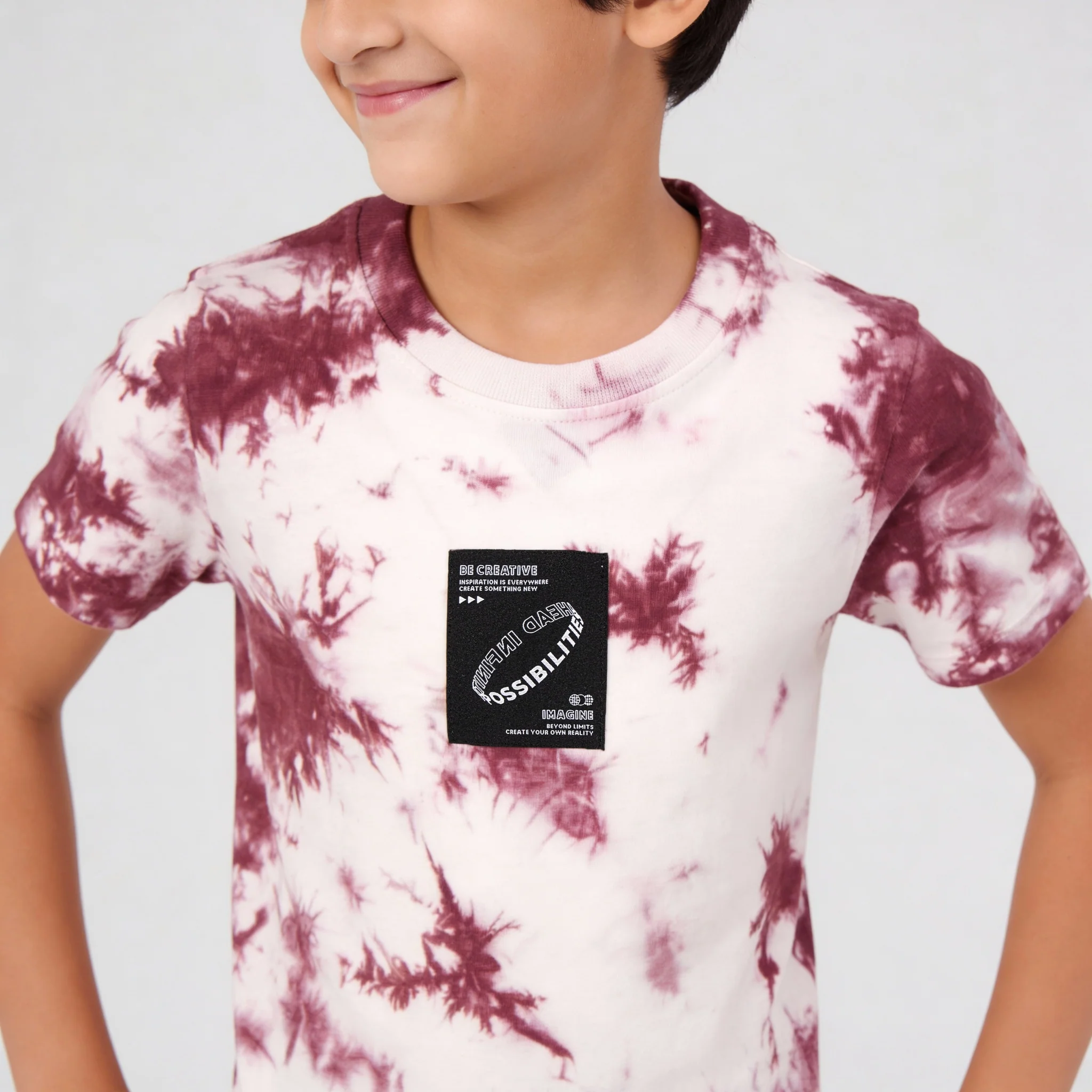 Boys Cotton Tie - Dye T-Shirt - Image 4