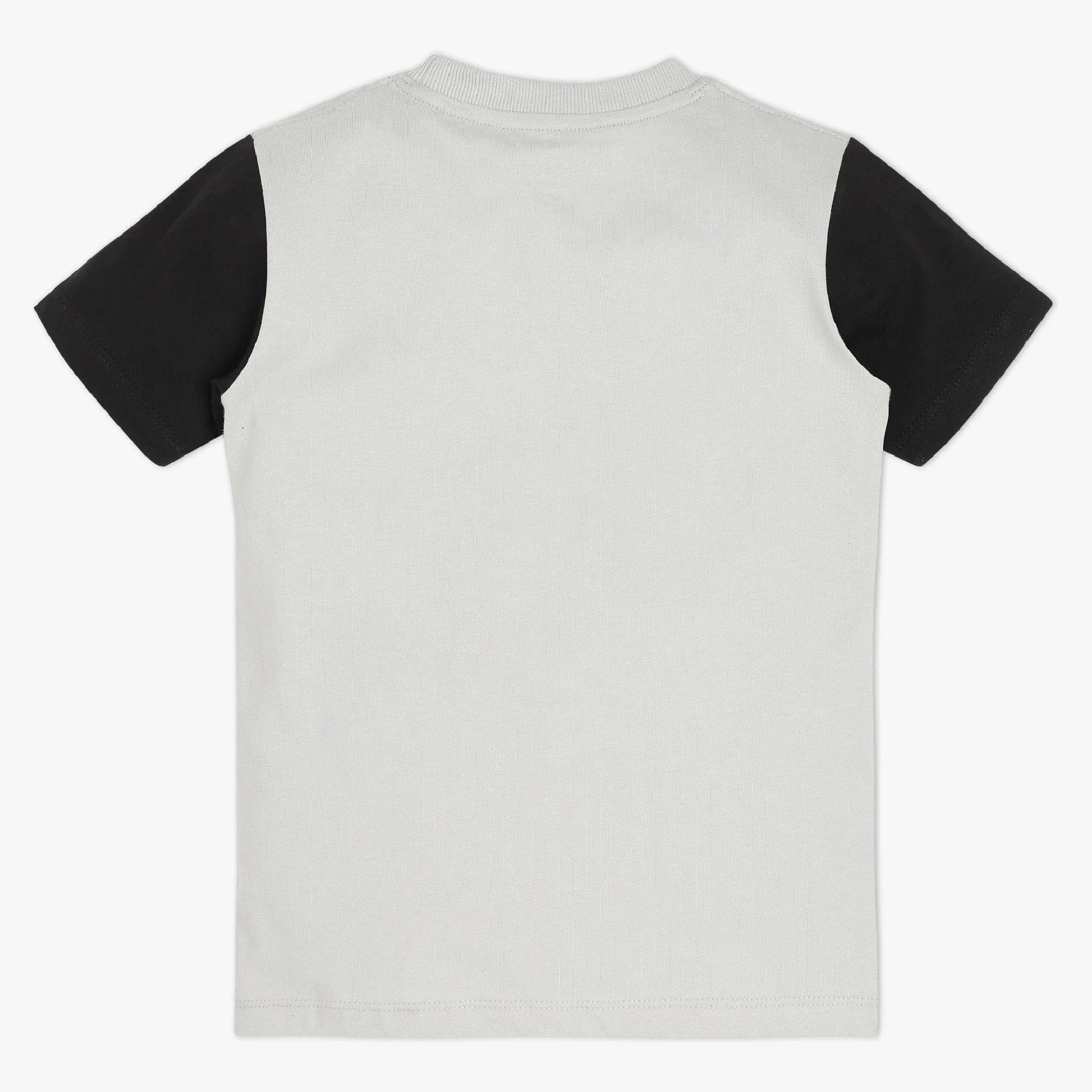 Boys Crew Neck Cut And Sew Weekend T-Shirt - Image 2