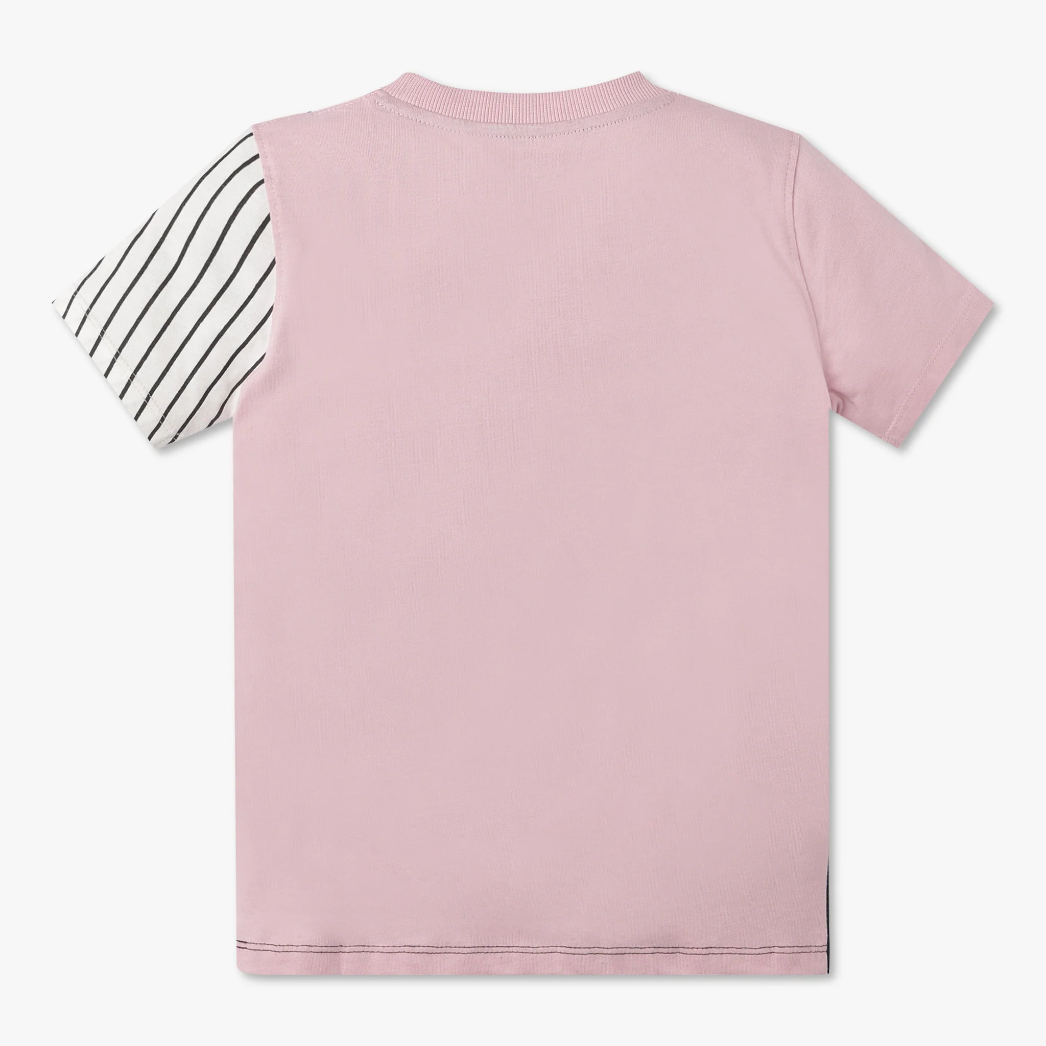 Boys Crew Neck Cut And Sew Weekend T-Shirt - Image 2