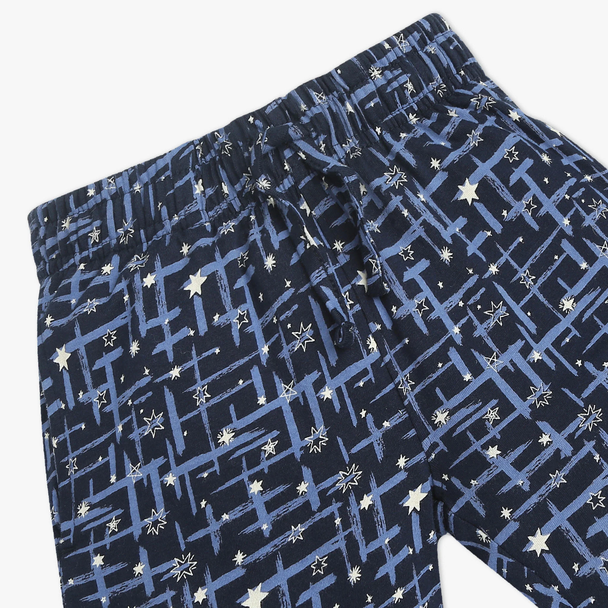Boys Crew Neck T-Shirt And Shorts All Over Printed Sleepwear Set - Image 7
