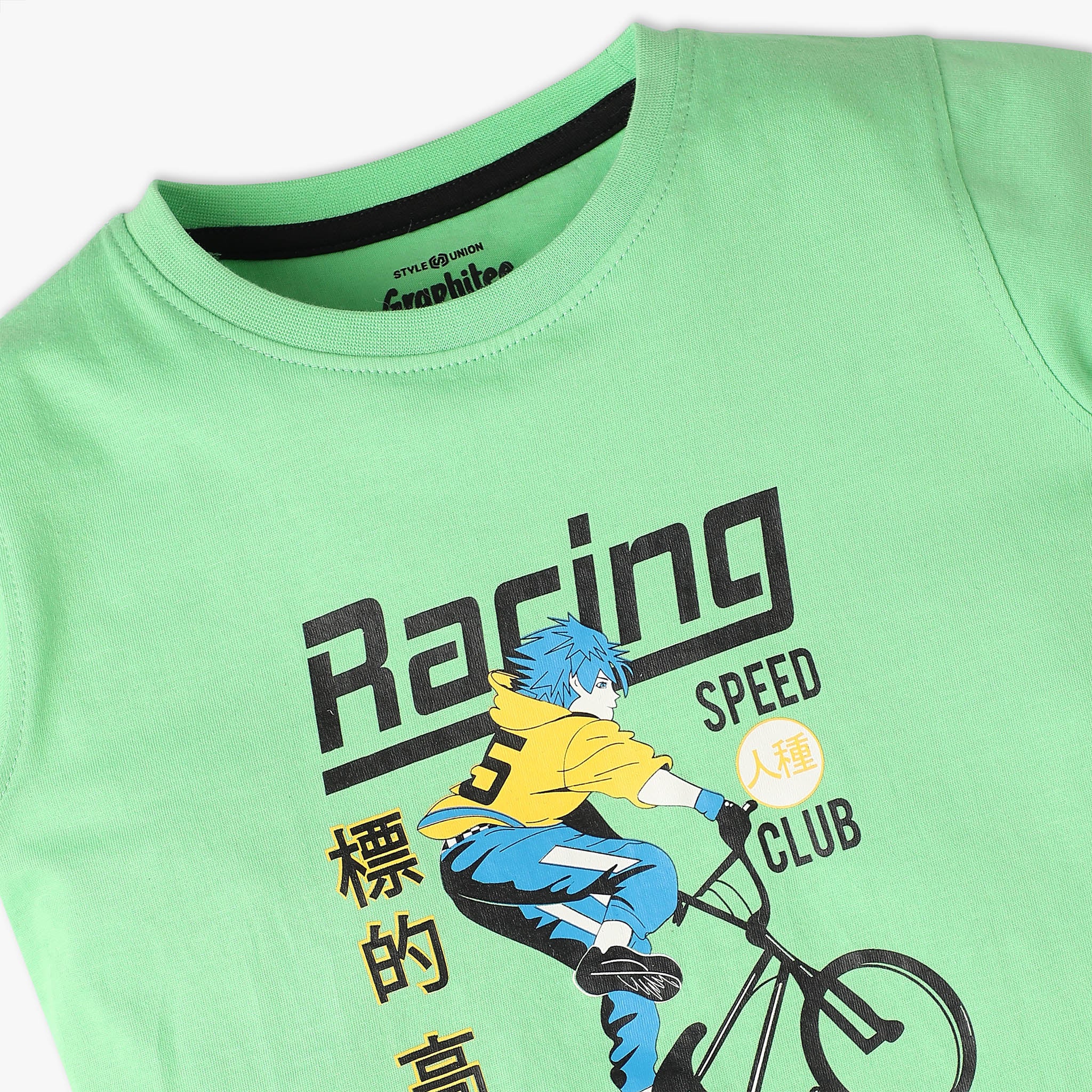 Boys Crew Neck Graphic Print T-Shirt - Image 3