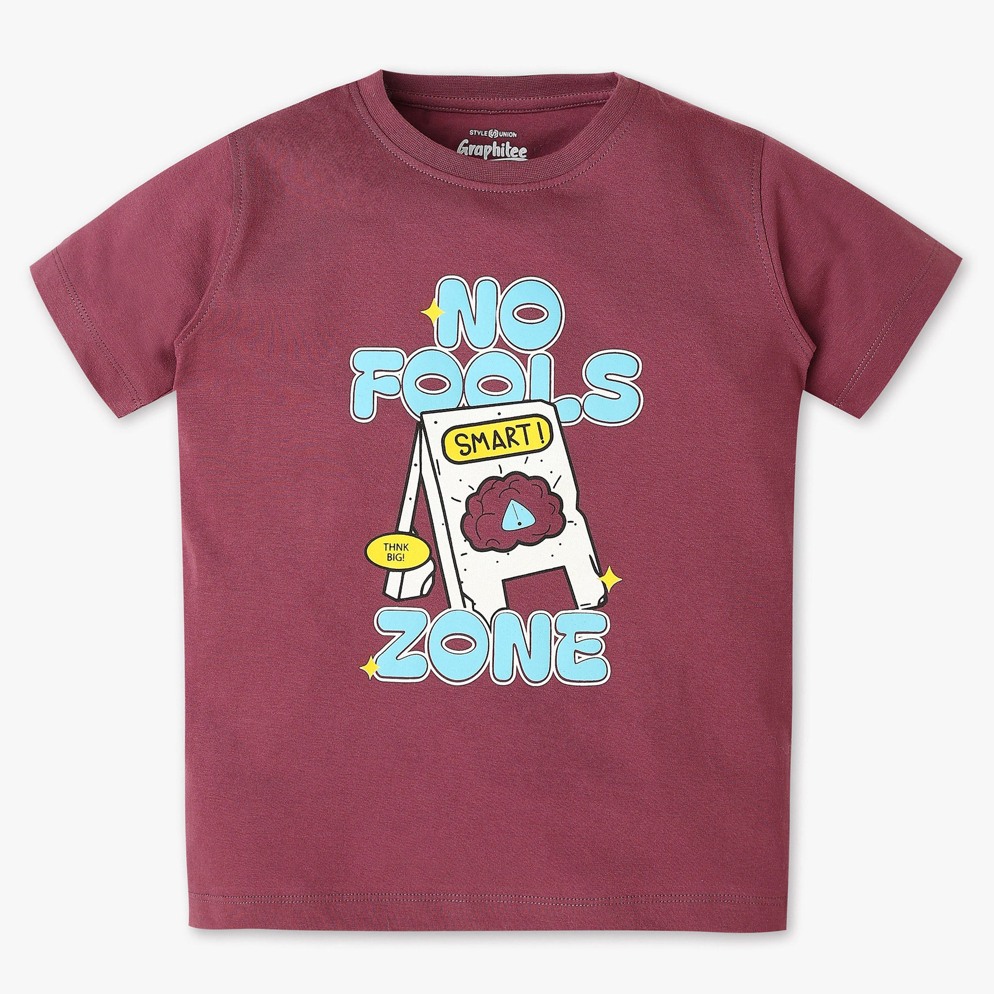 Boys Crew Neck Graphitee