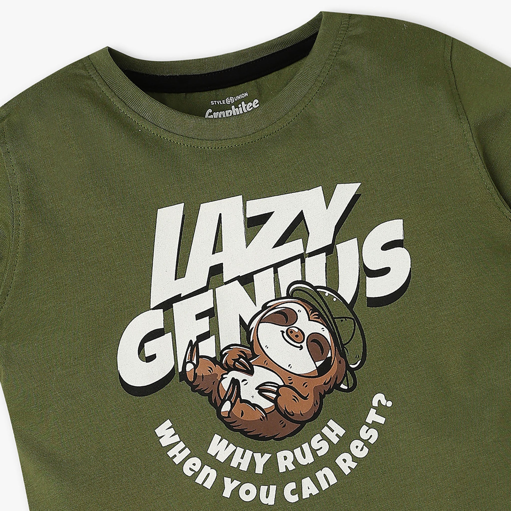 Boys Crew Neck Graphitee - Image 3