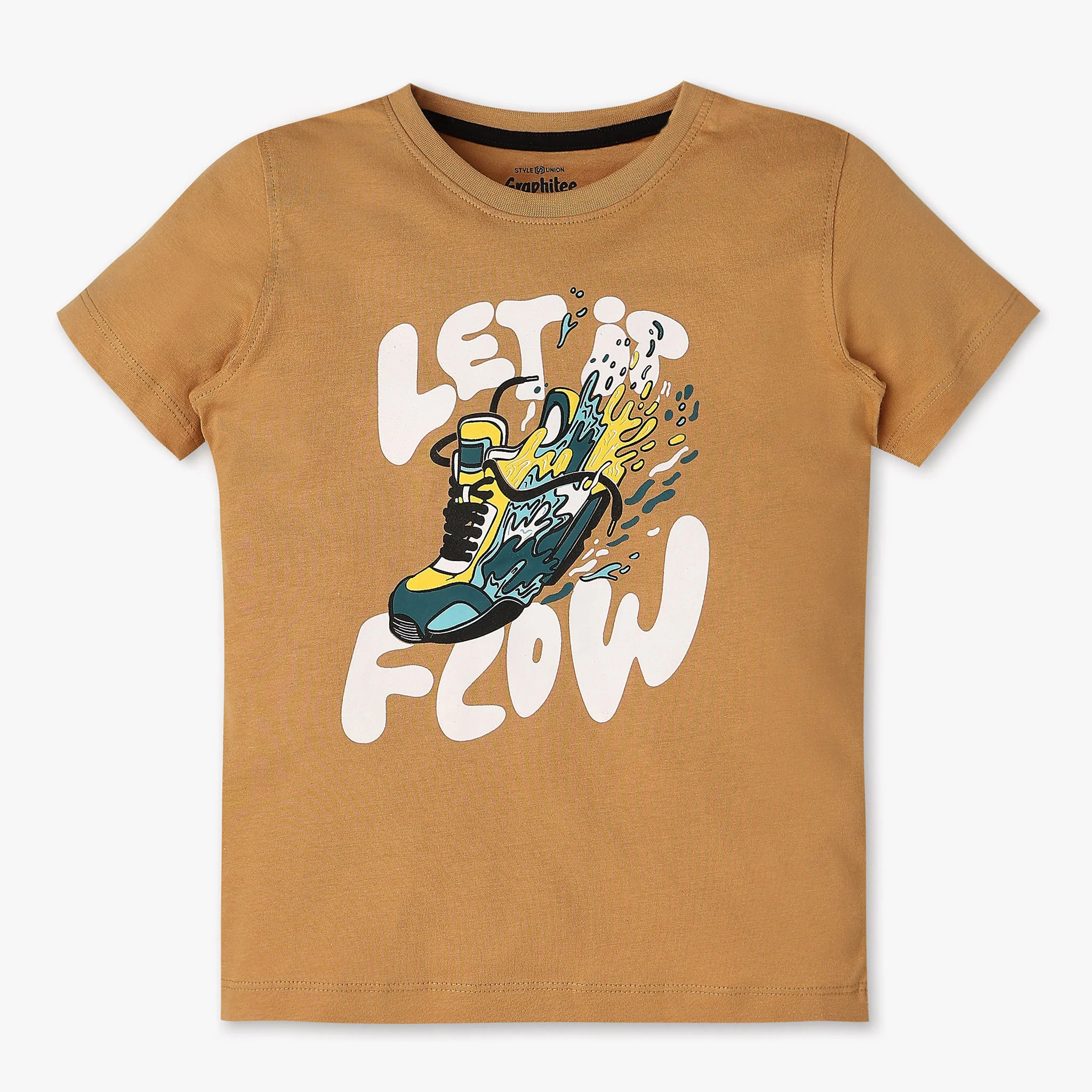 Boys Crew Neck Graphitee