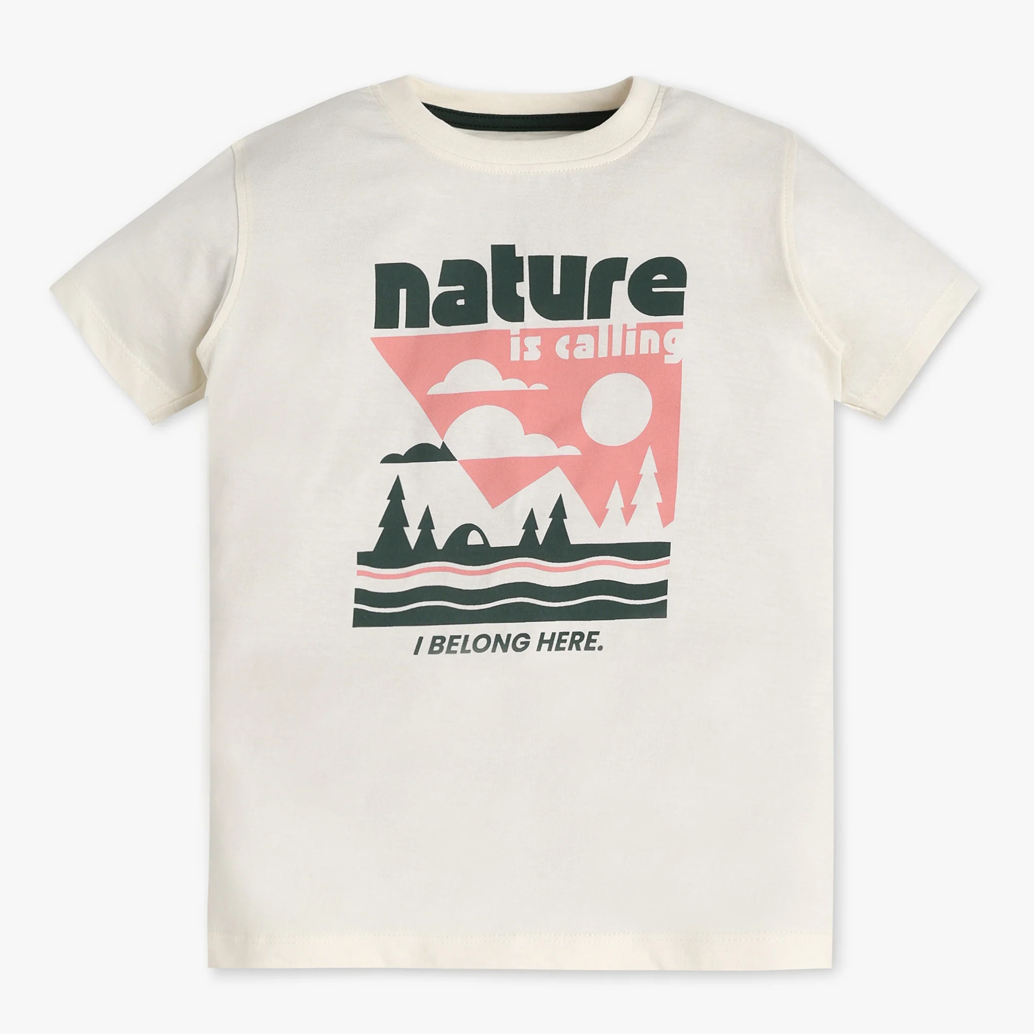 Boys Crew Neck Graphitee