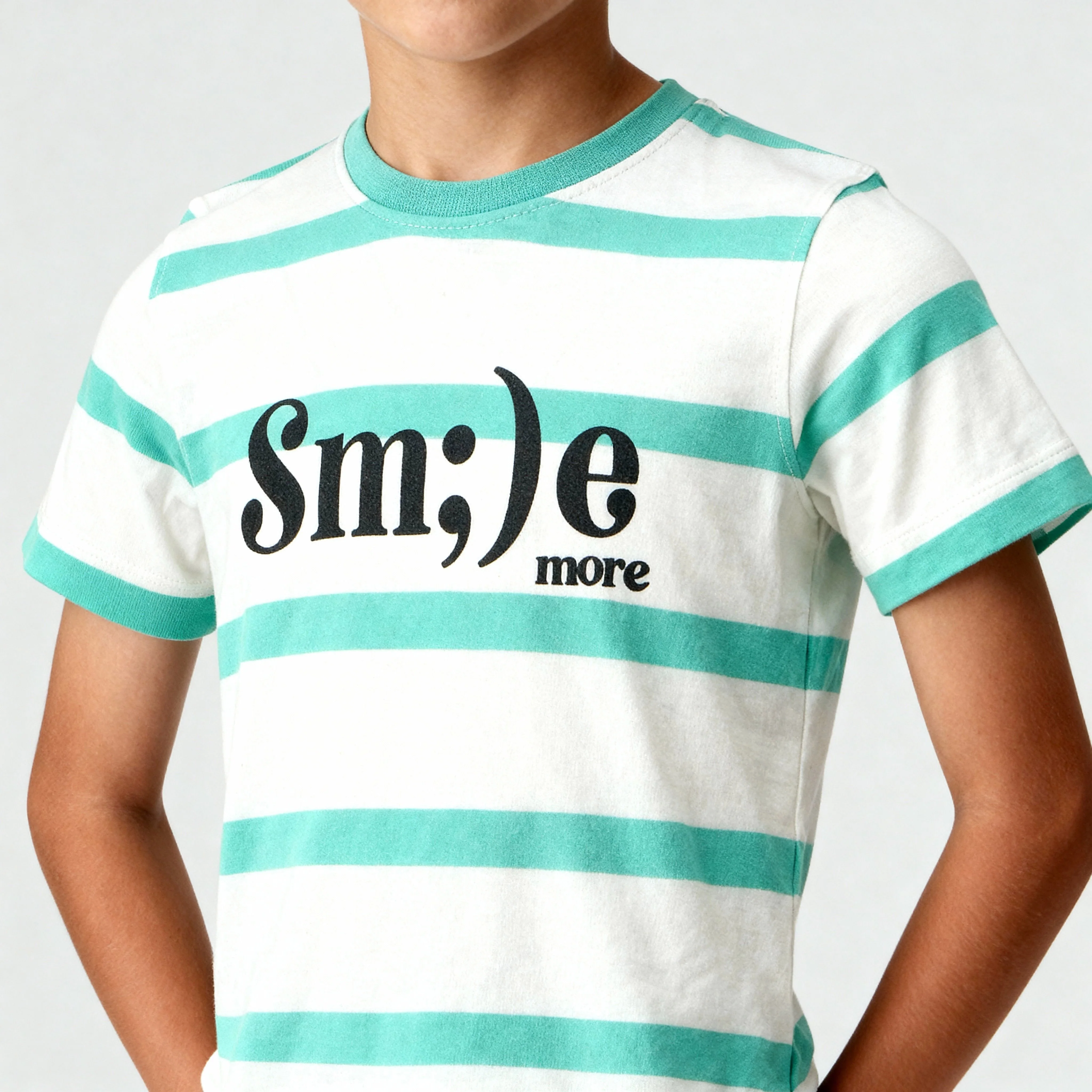 Boys Crew Neck Graphitee - Image 4
