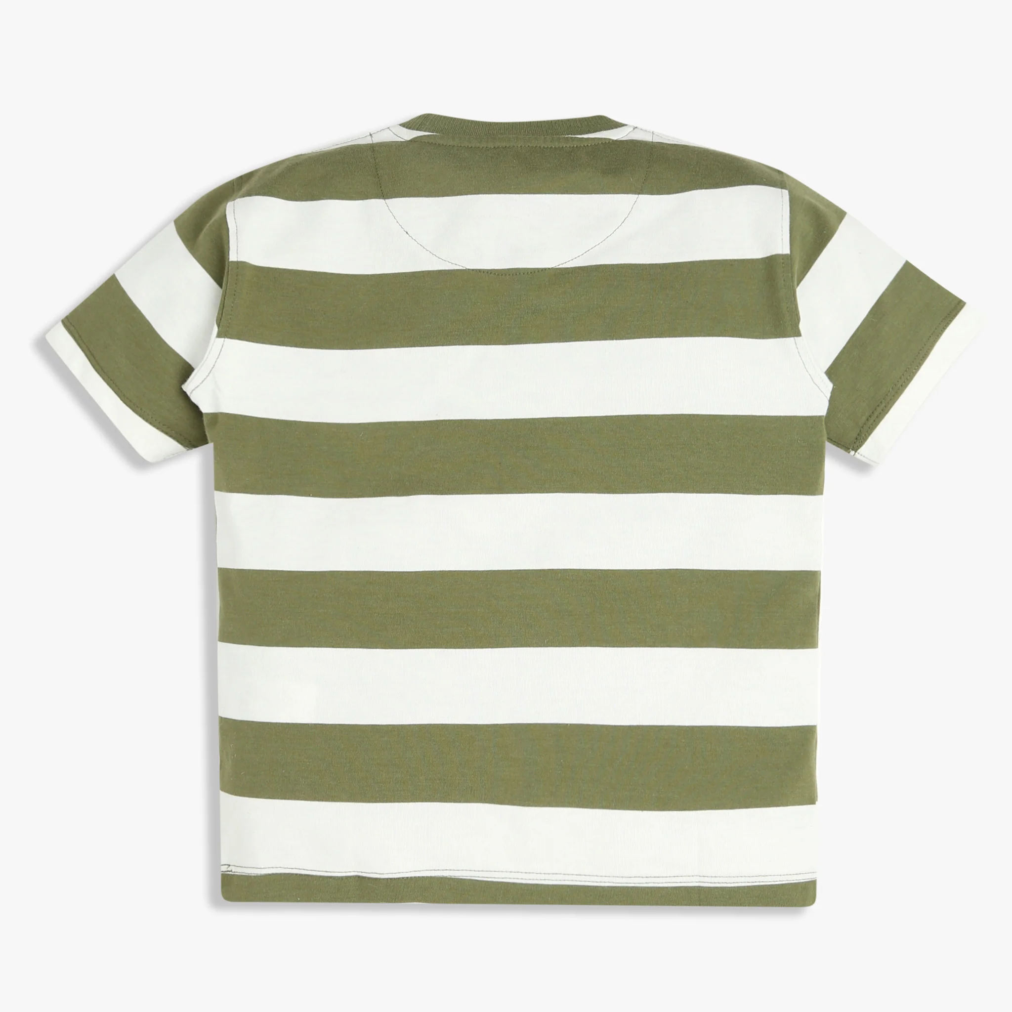 Boys Crew Neck Striped T-Shirt - Image 2