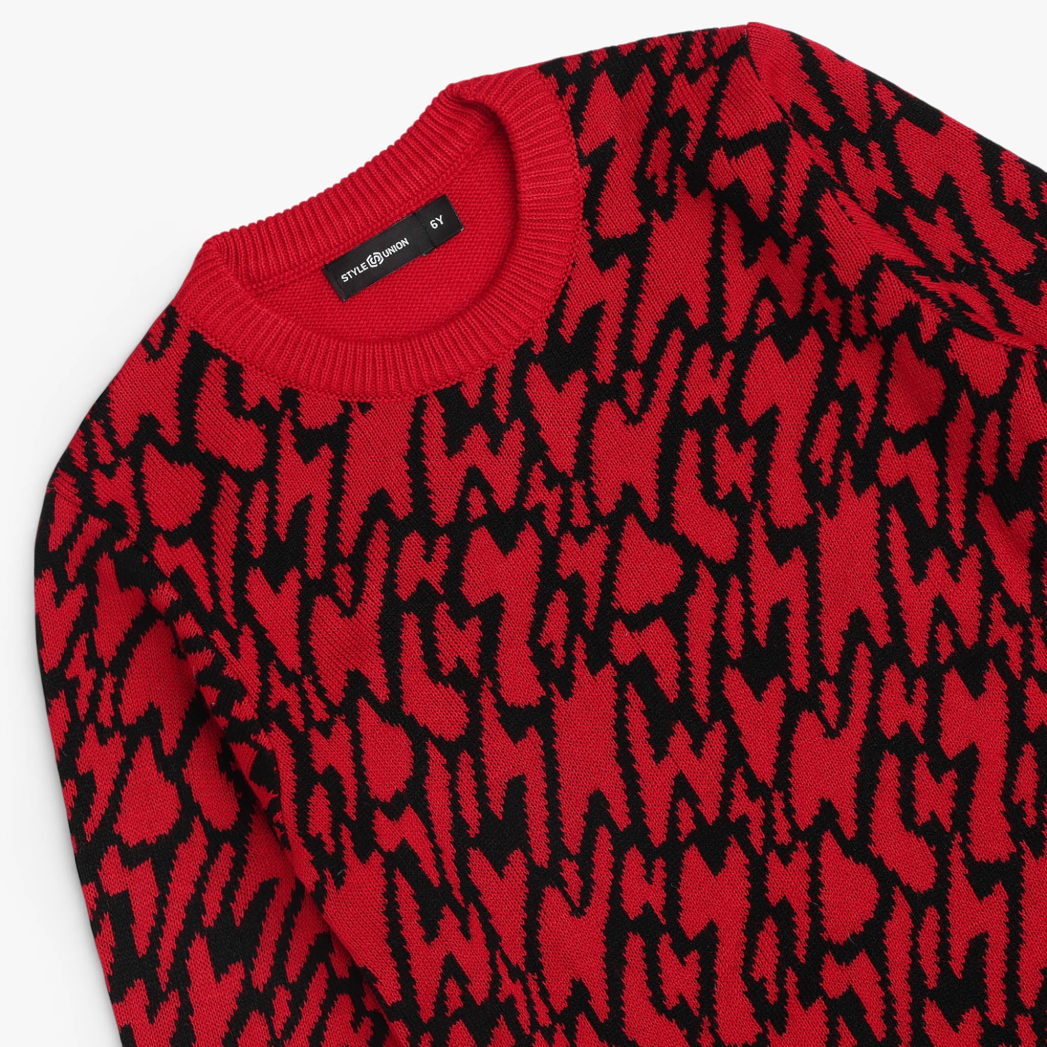 Boys Structured Crew Neck Sweater - Image 3