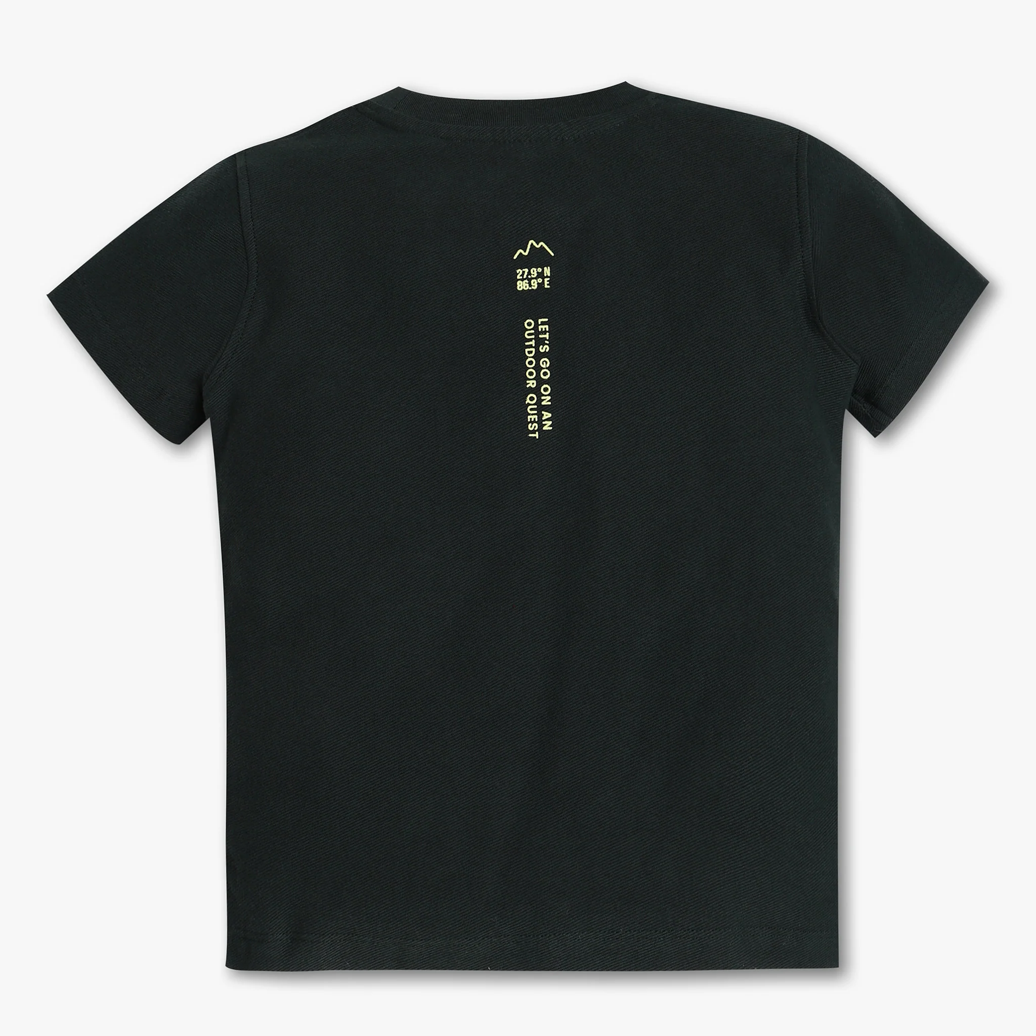 Boys Solid Crew Neck T-Shirt - Image 2