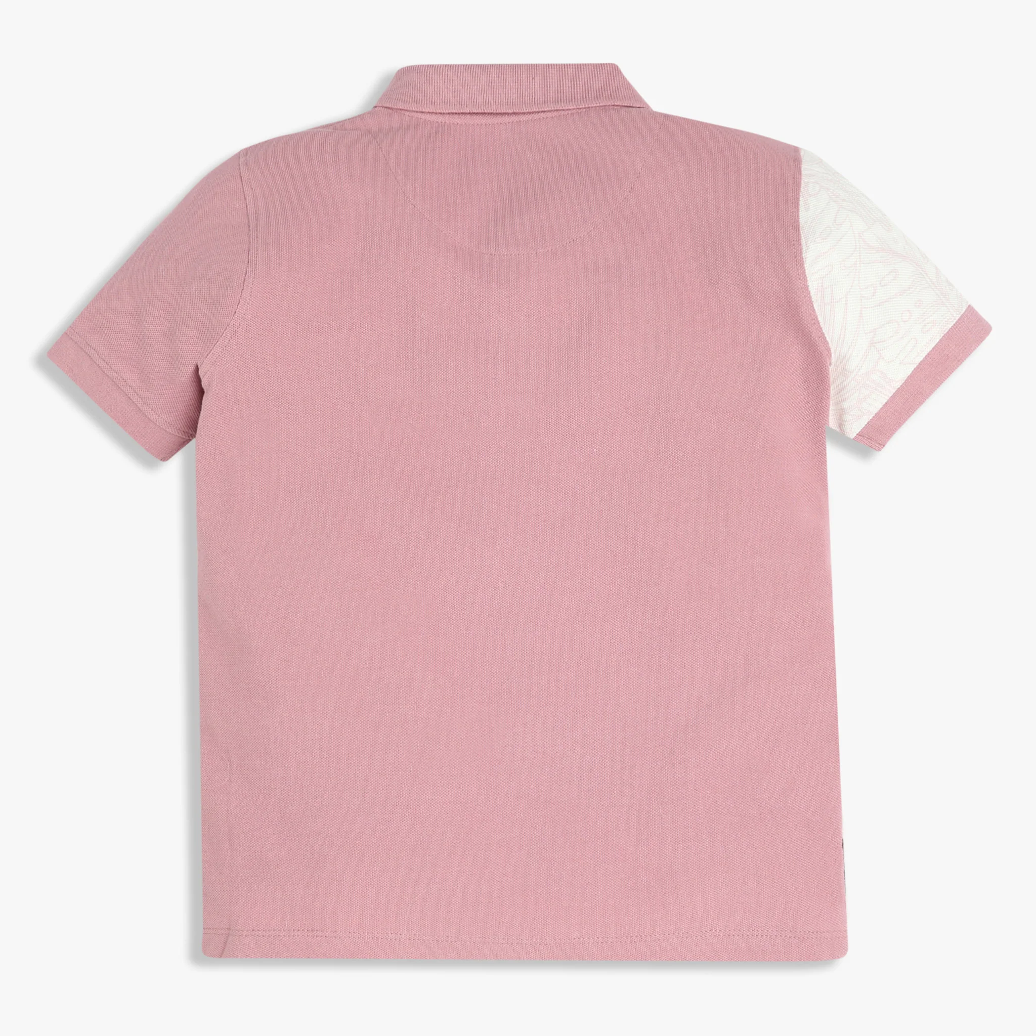 Boys Cut And Sew Sport Polo T-Shirt - Image 2