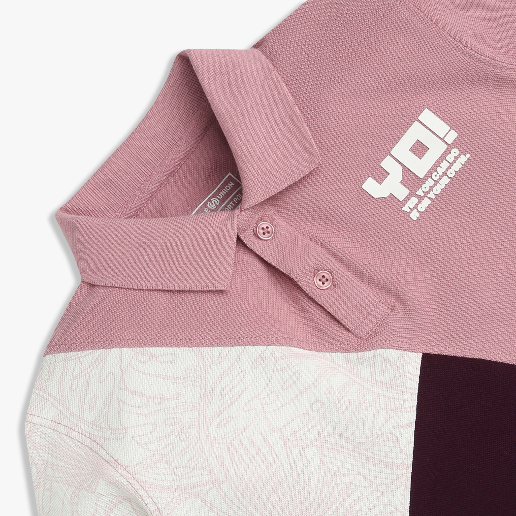 Boys Cut And Sew Sport Polo T-Shirt - Image 3