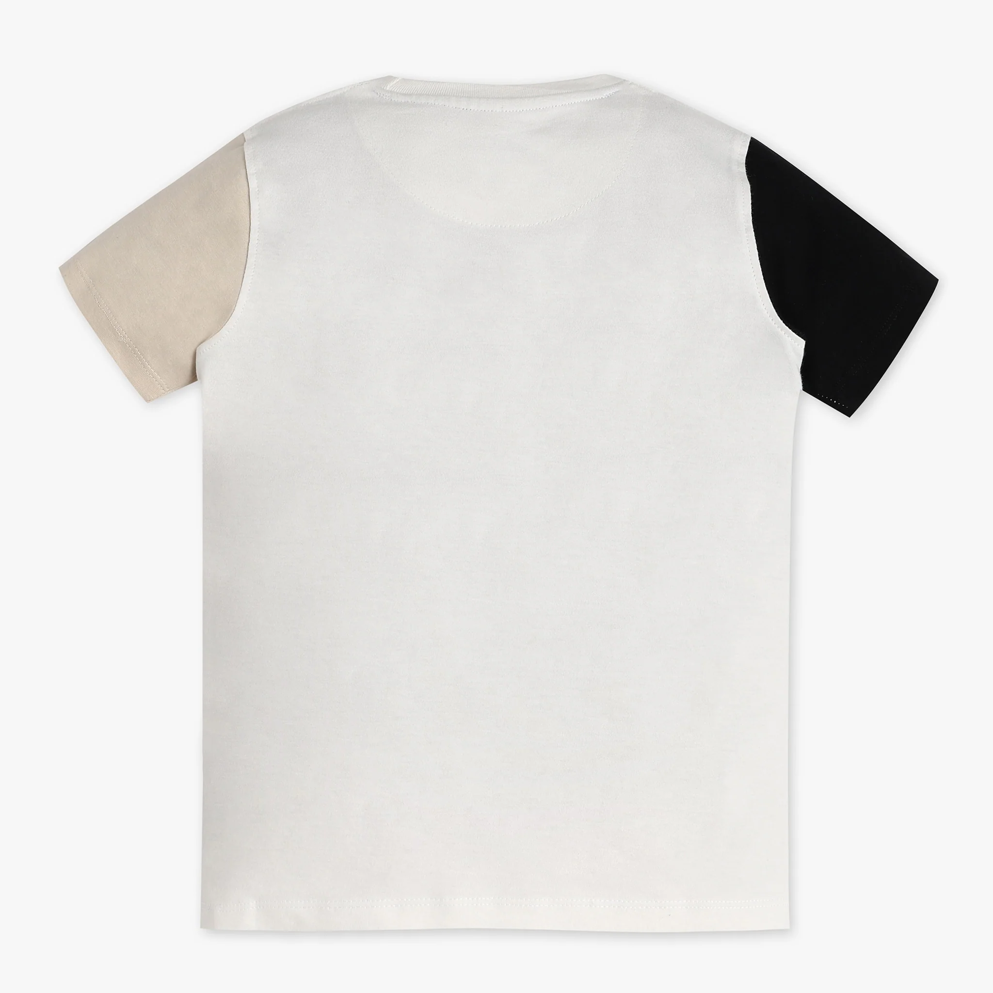 Boys Cut & Sew Crew Neck T-Shirt - Image 2