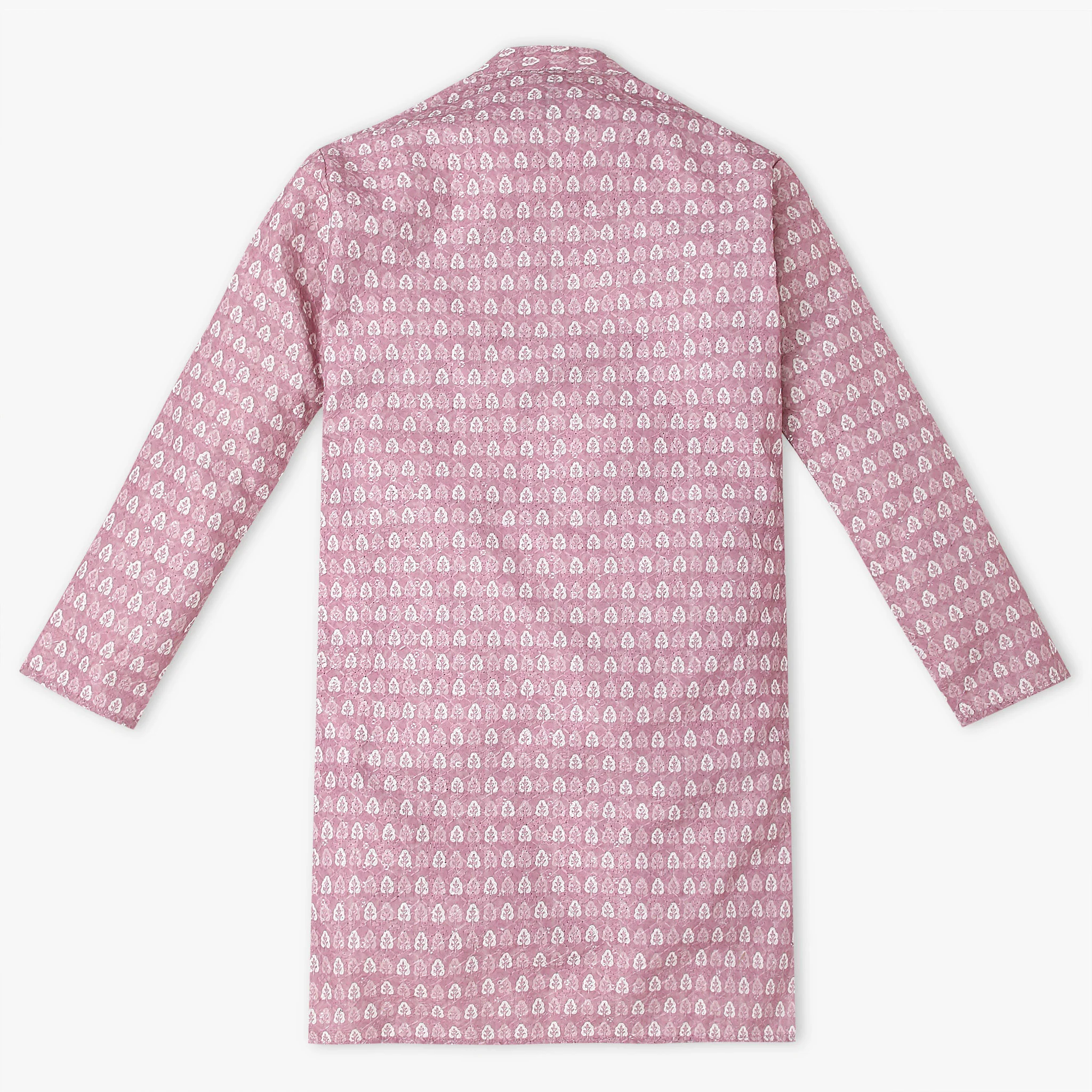 Boys Embroidered Kurta with Pant Set - Image 3