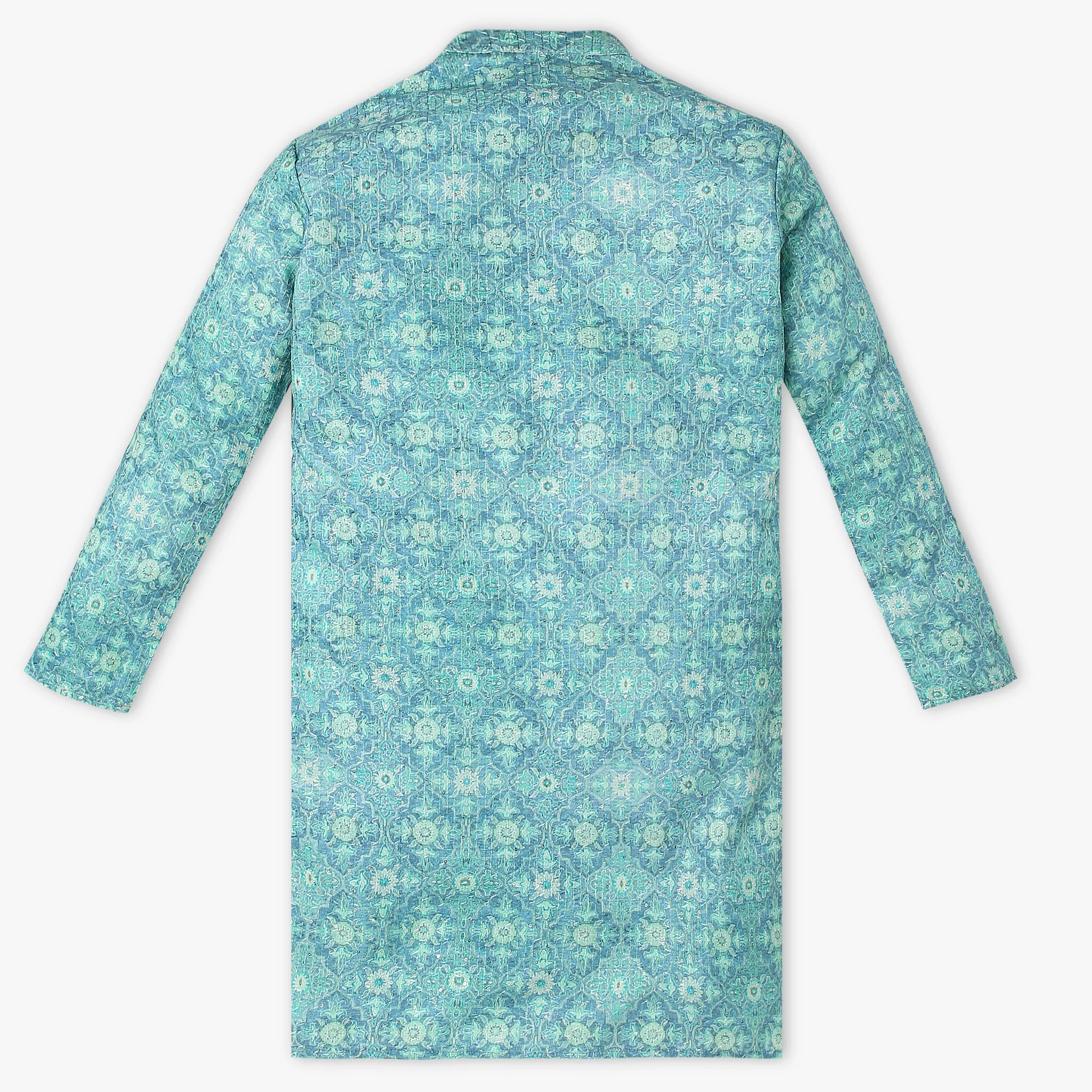 Boys Embroidered Kurta with Pant Set - Image 3