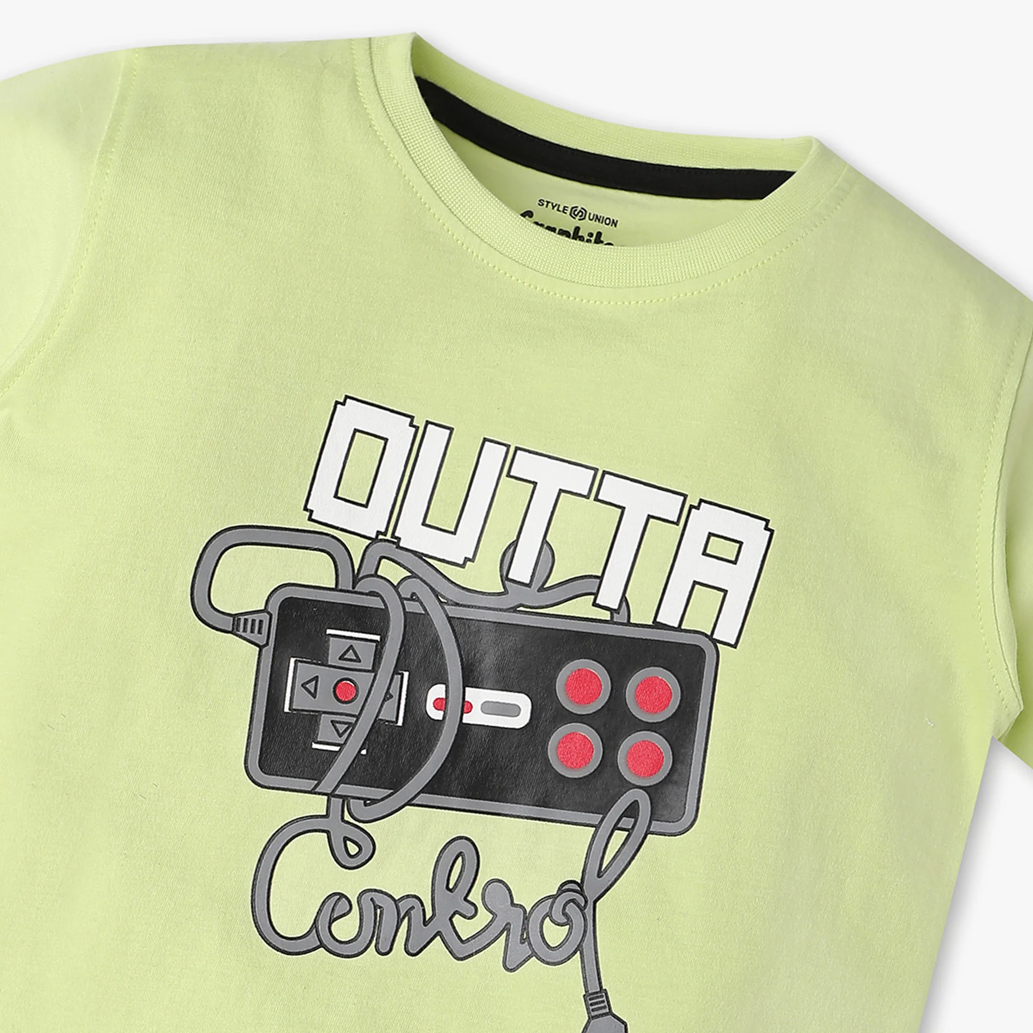 Boys Graphic Crew Neck T-Shirt - Image 3