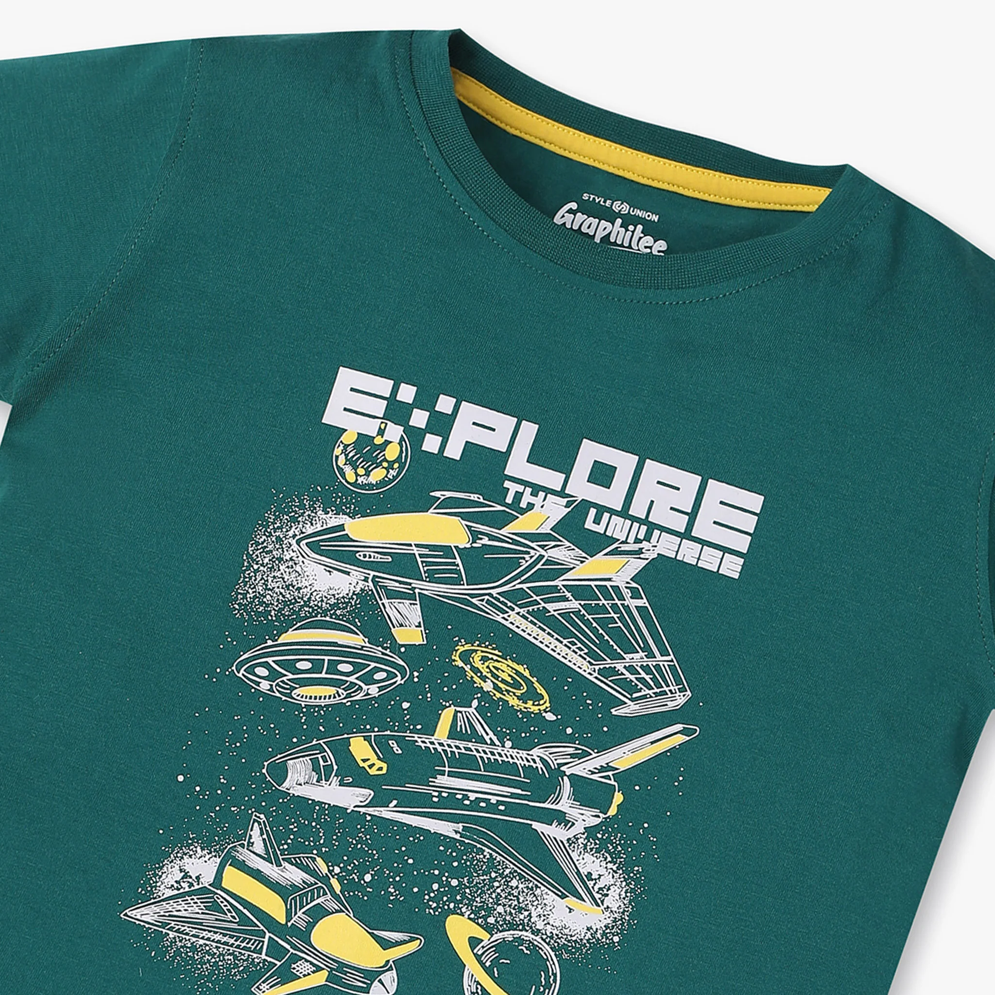 Boys Graphic Crew Neck T-Shirt - Image 3
