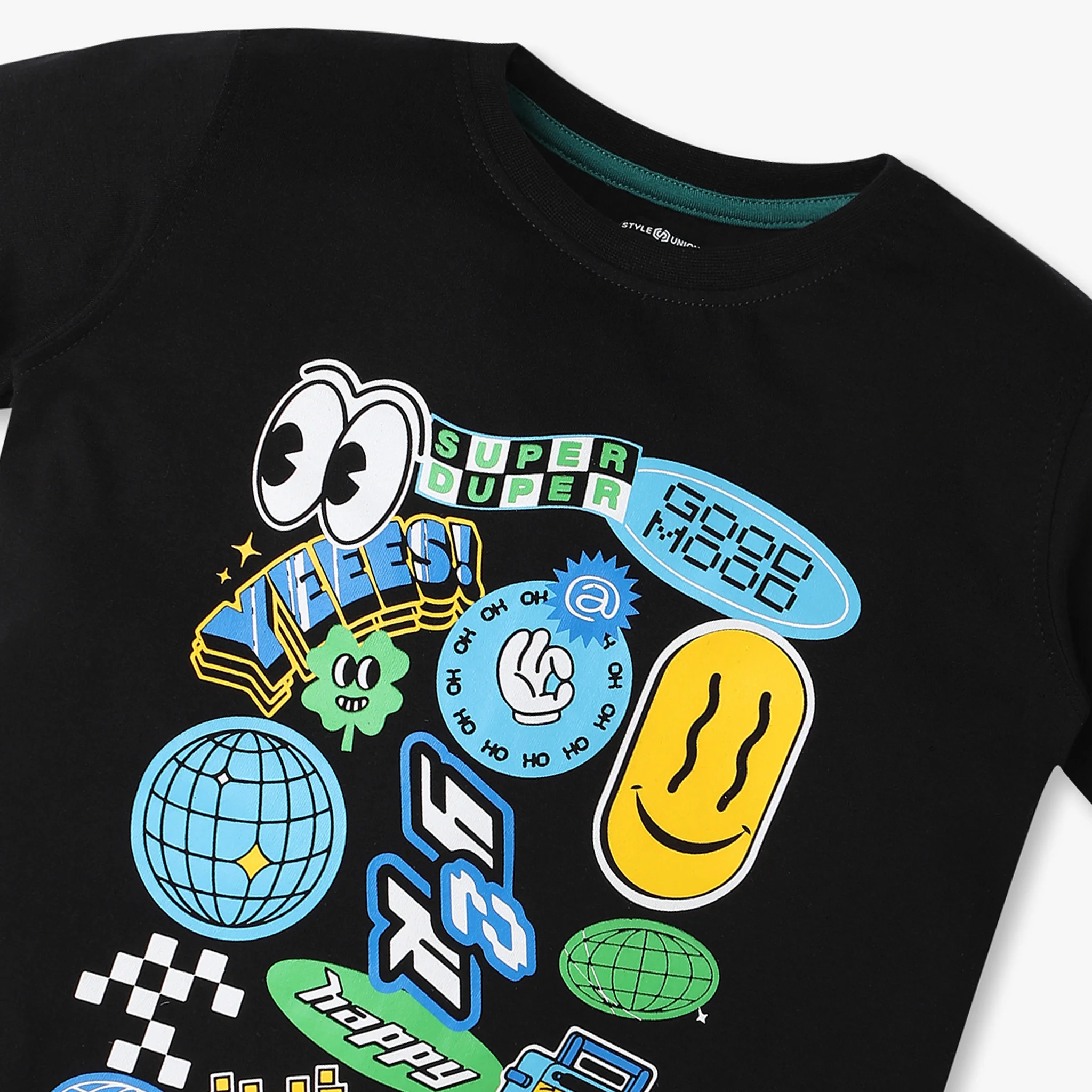 Boys Graphic Crew Neck T-Shirt - Image 3
