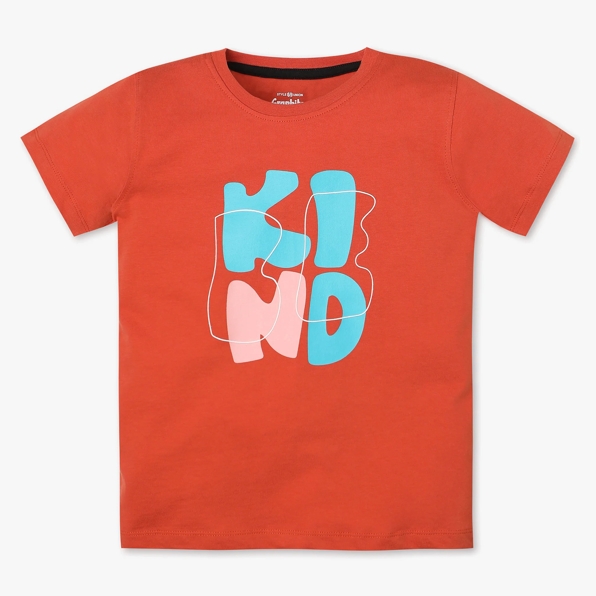 Boys Graphic Crew Neck T-Shirt