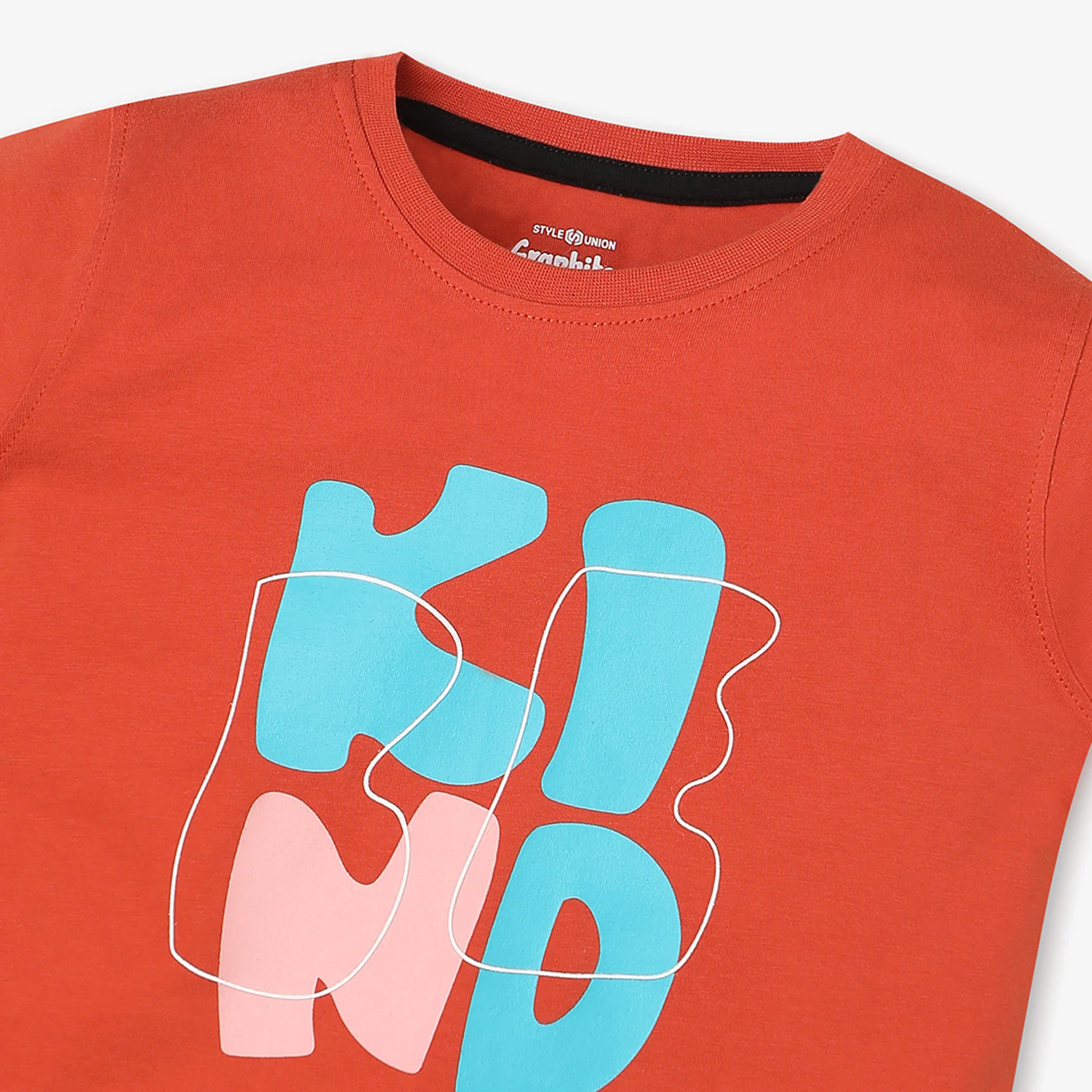 Boys Graphic Crew Neck T-Shirt - Image 3
