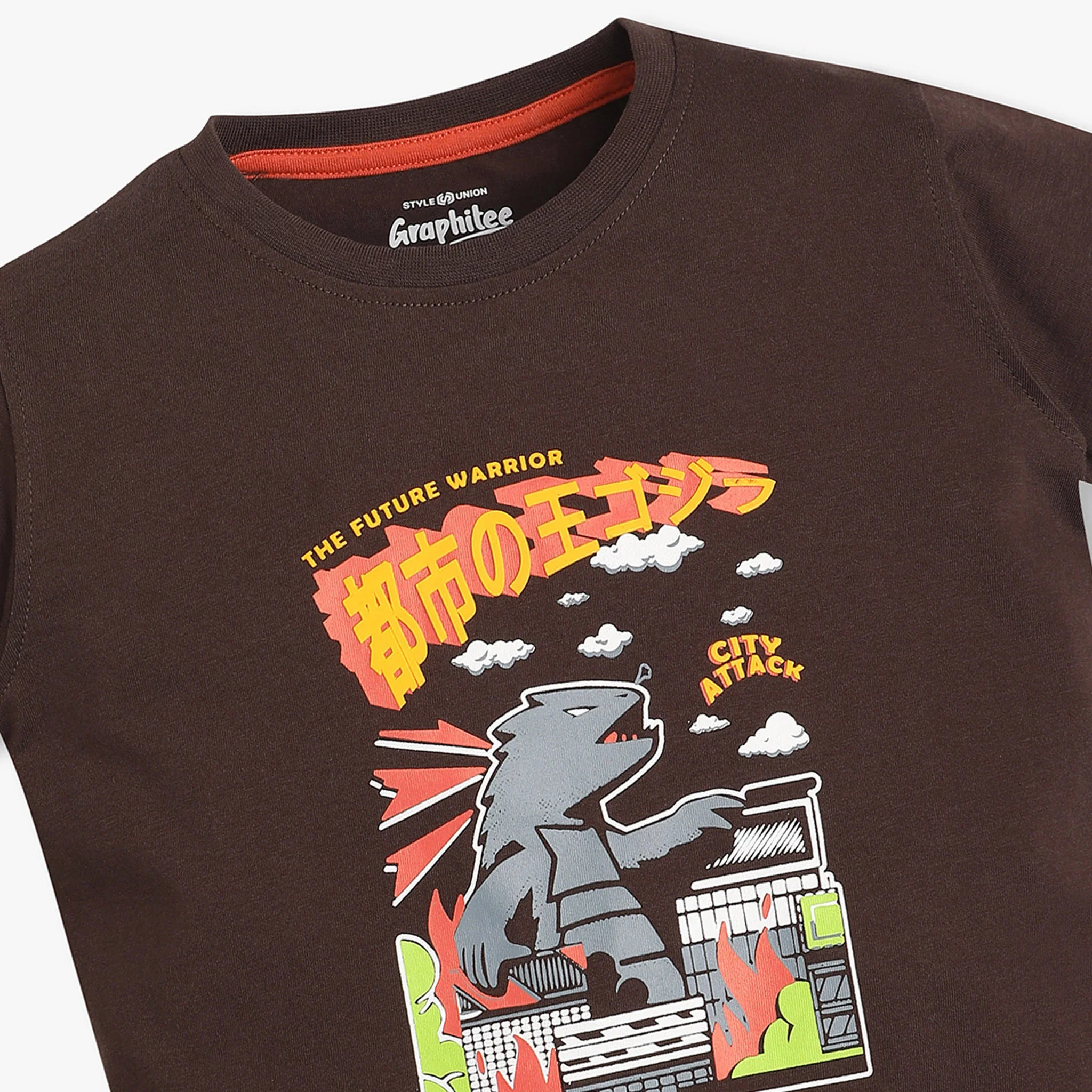 Boys Graphic Crew Neck T-Shirt - Image 3