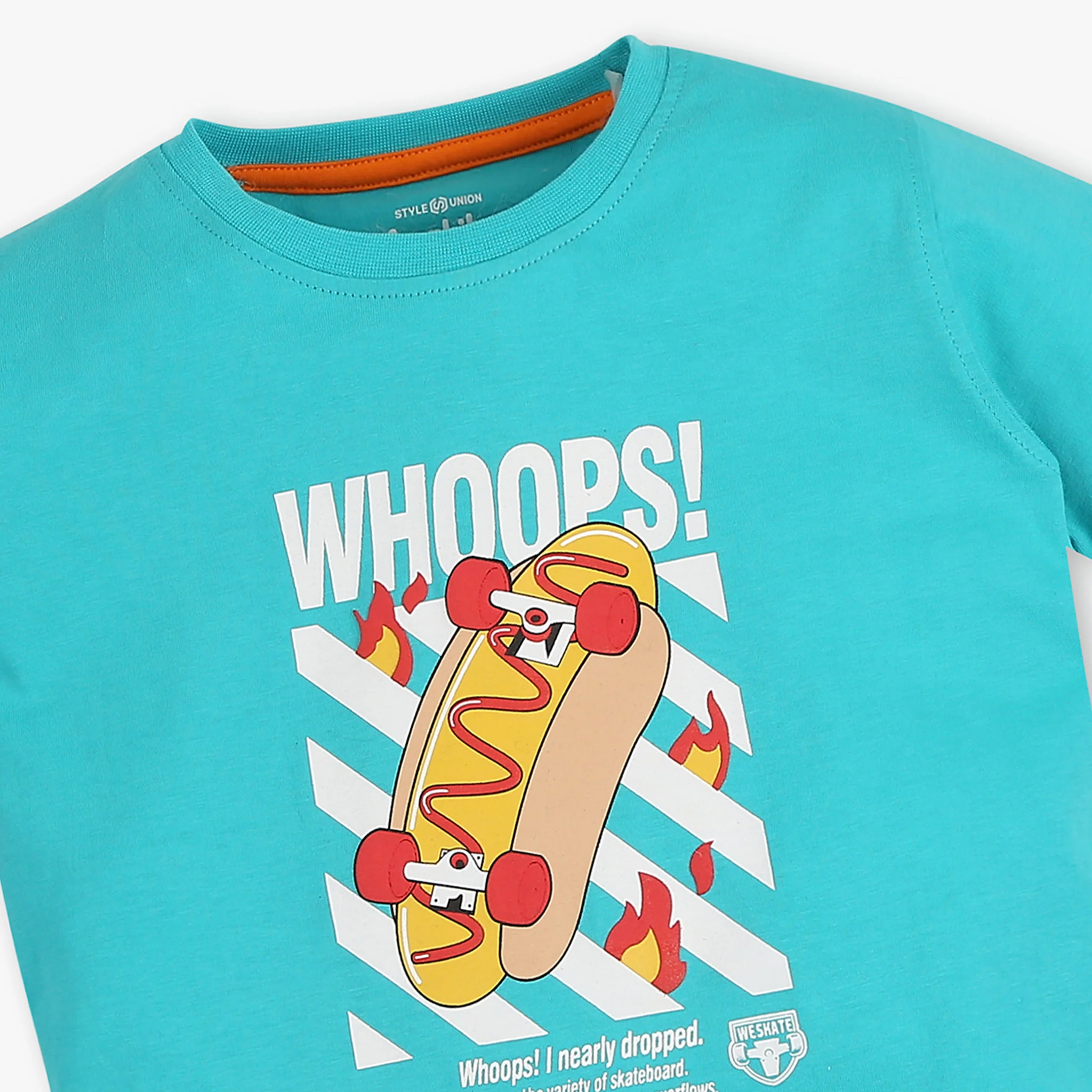 Boys Graphic Crew Neck T-Shirt - Image 3