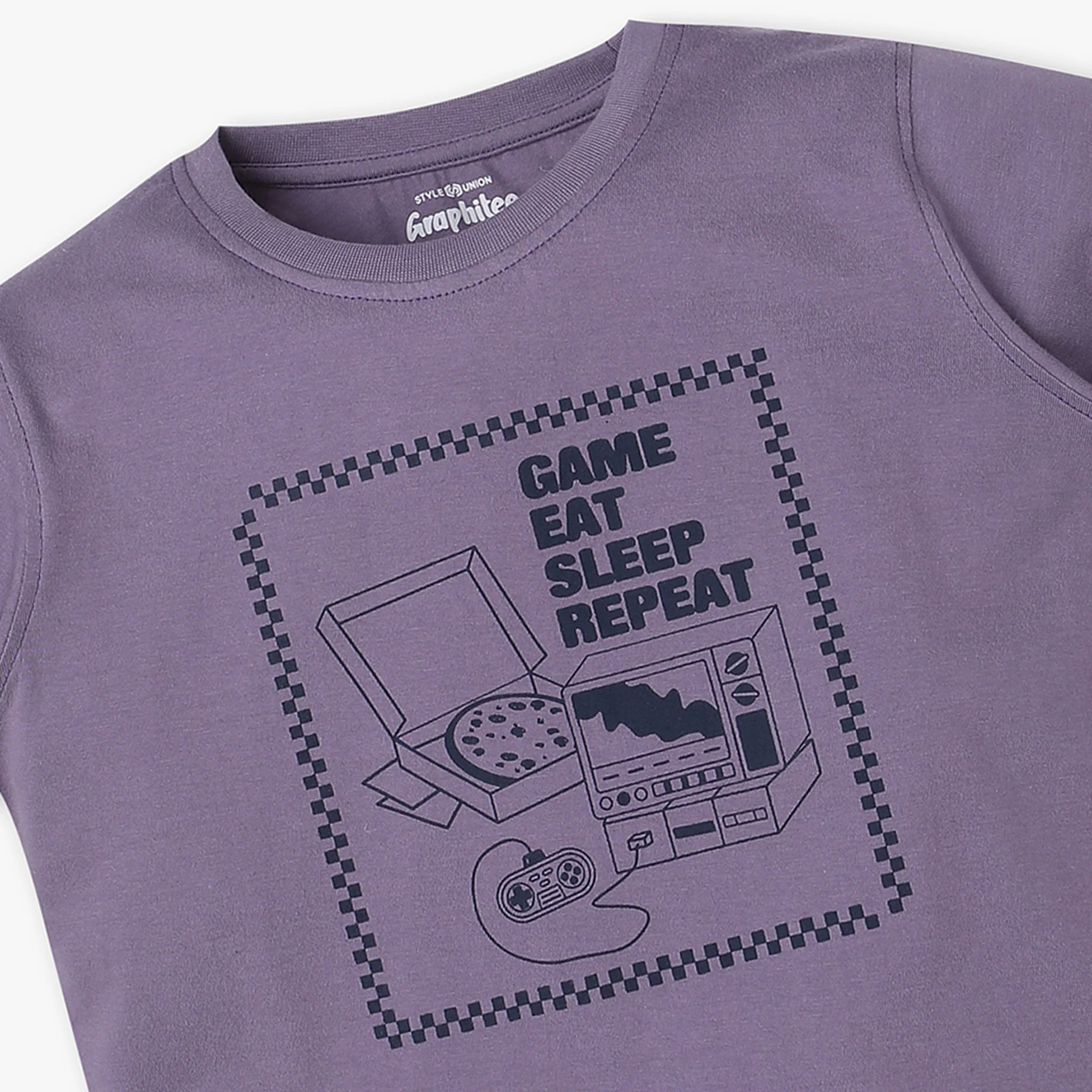 Boys Graphic Crew Neck T-Shirt - Image 3
