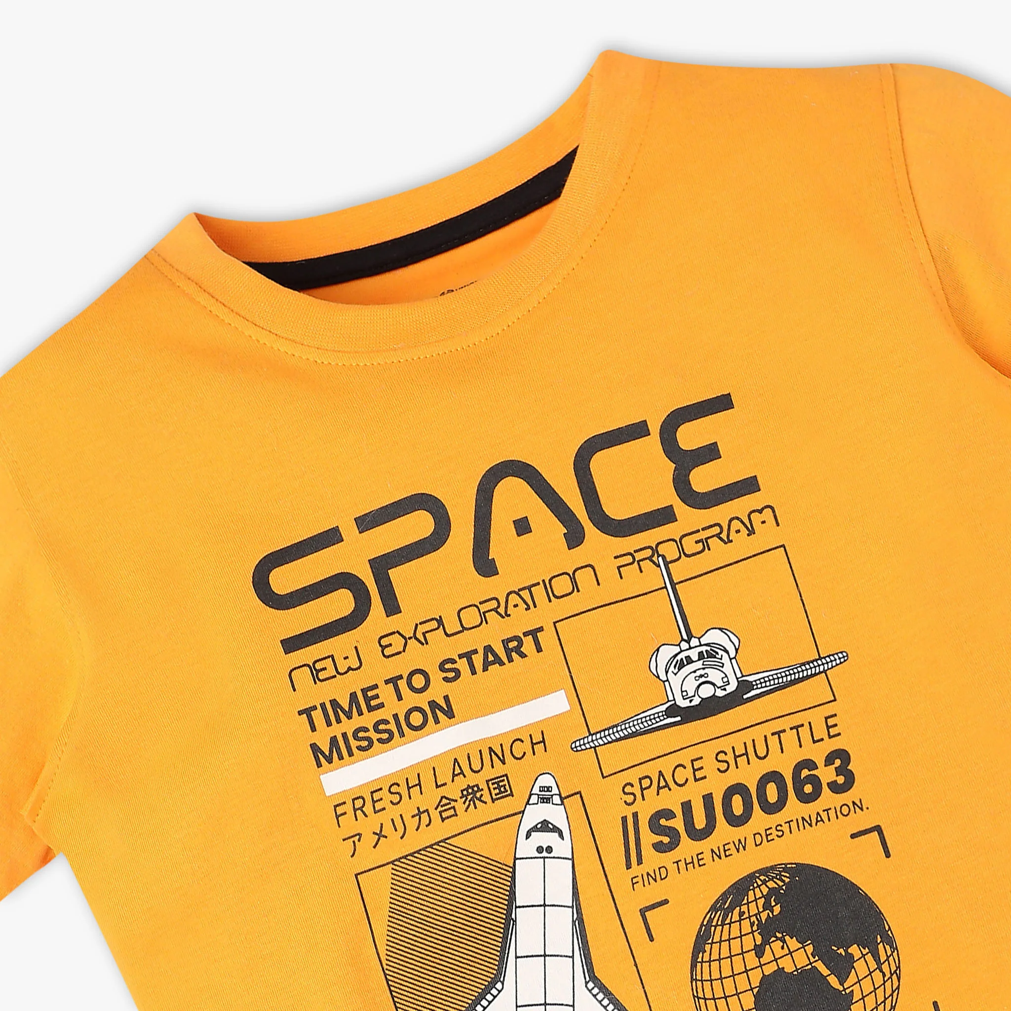 Boys Graphic Crew Neck T-Shirt - Image 3