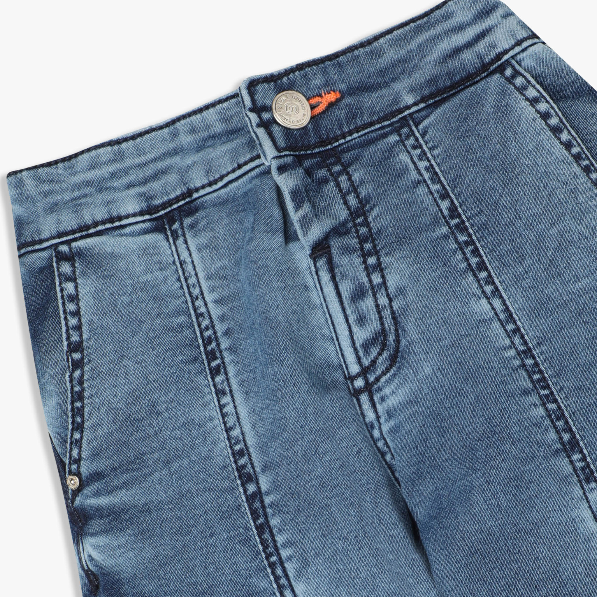 Boys Heavily Washed Waistband Elasticated Relaxed Jogger - Image 3