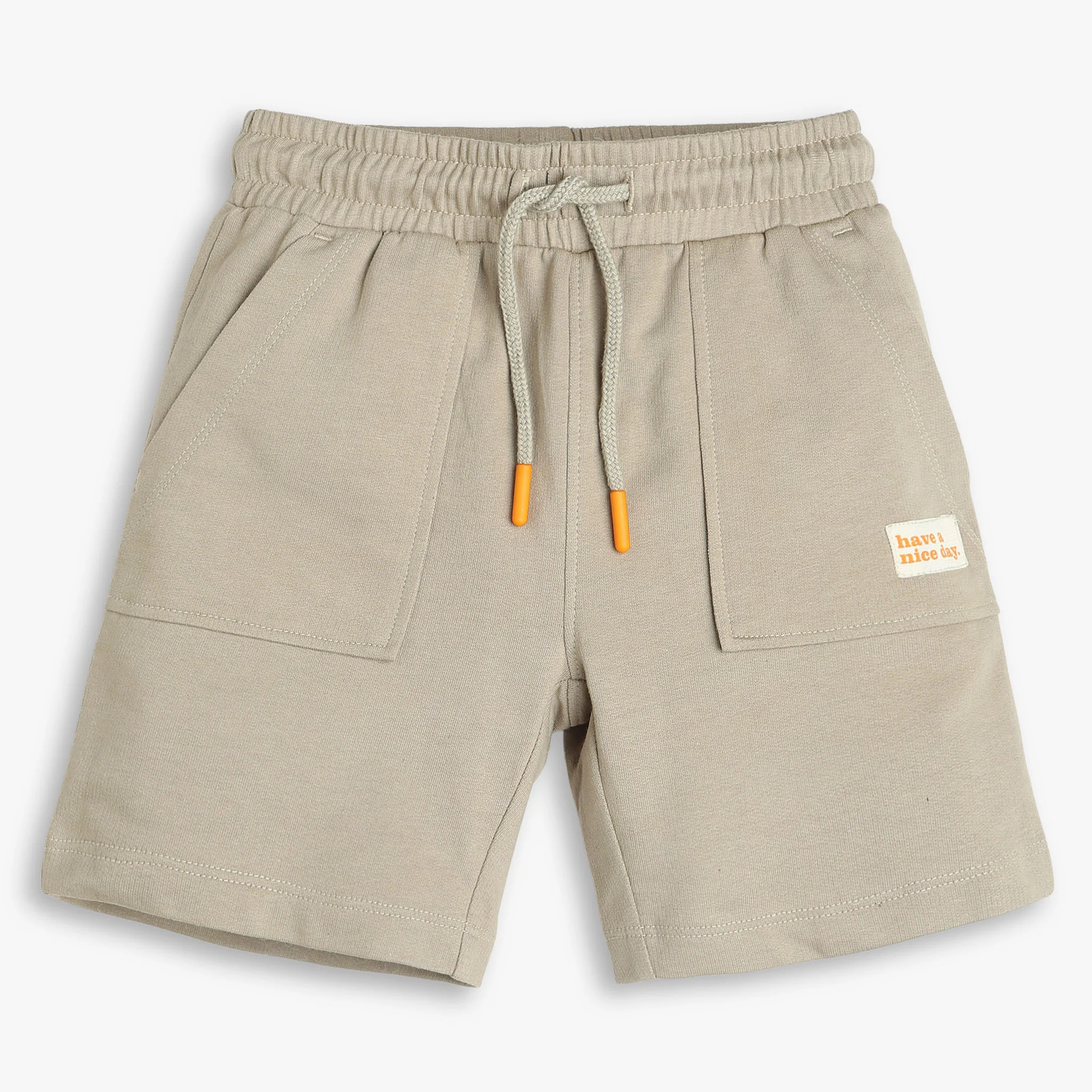 Boys Solid Cotton Shorts - Image 4