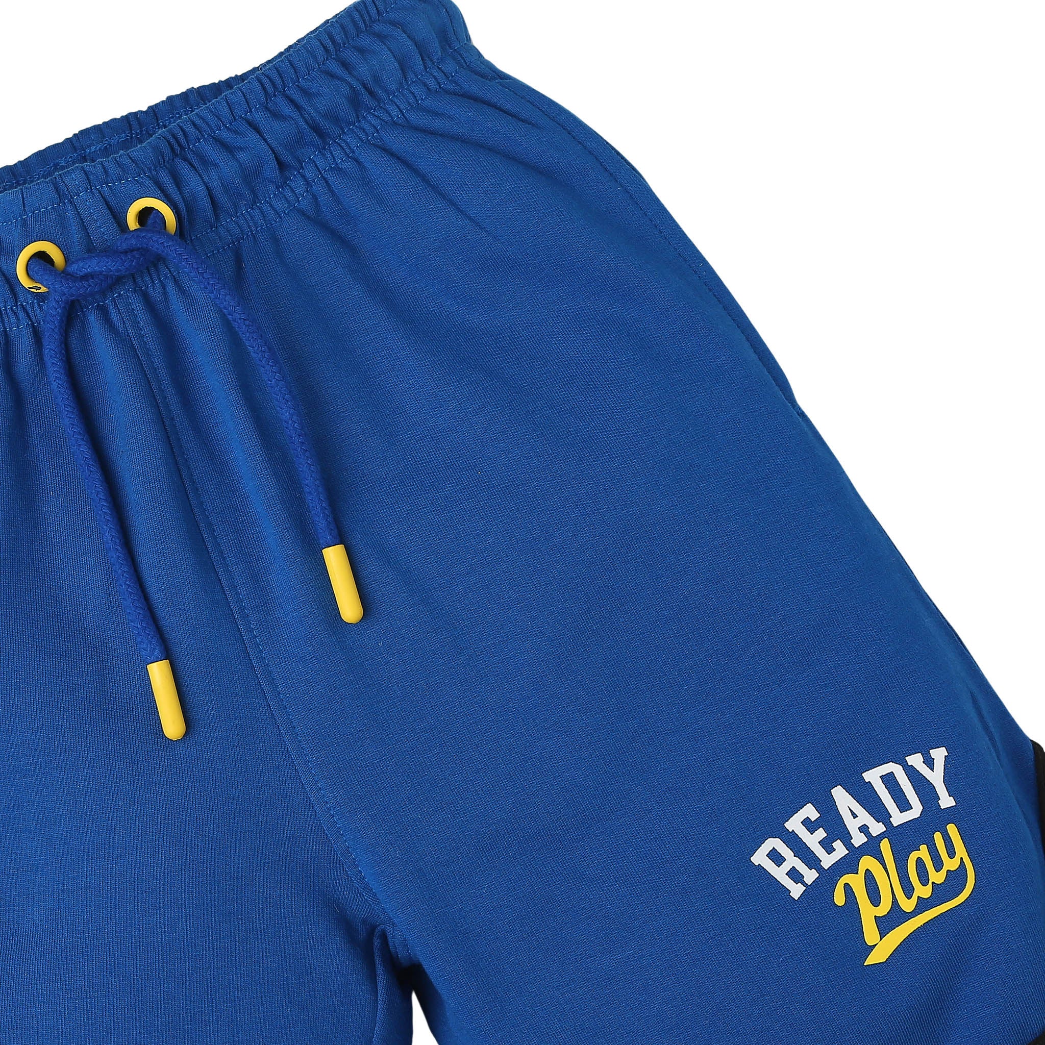 Boys Oversize Knee Length Solid Shorts - Image 3