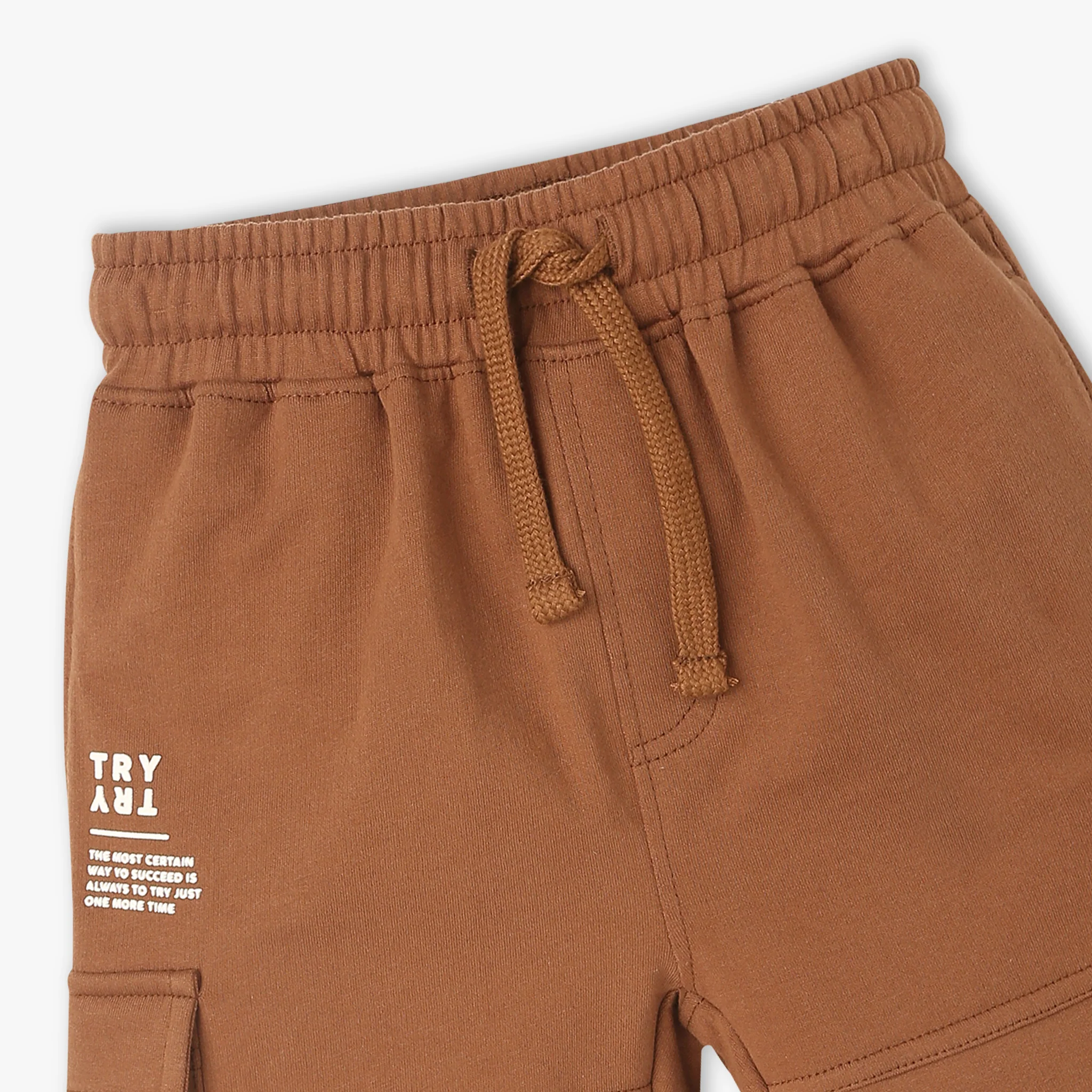 Boys Knee Length Oversize Cargo Shorts - Image 3