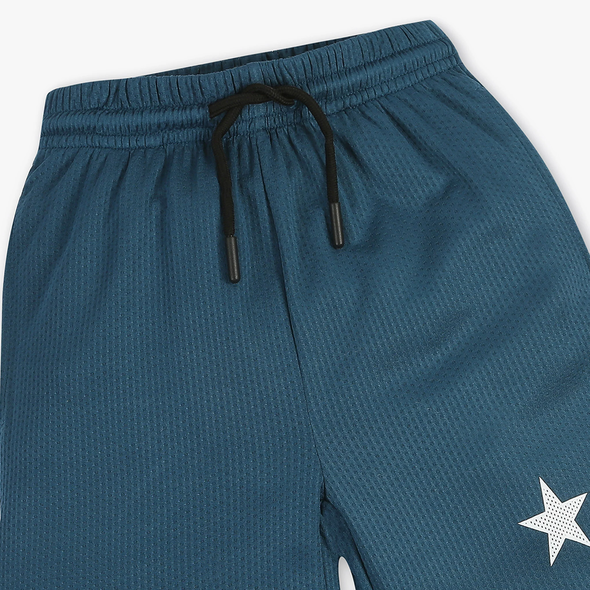 Boys Knitted Solid Shorts - Image 3