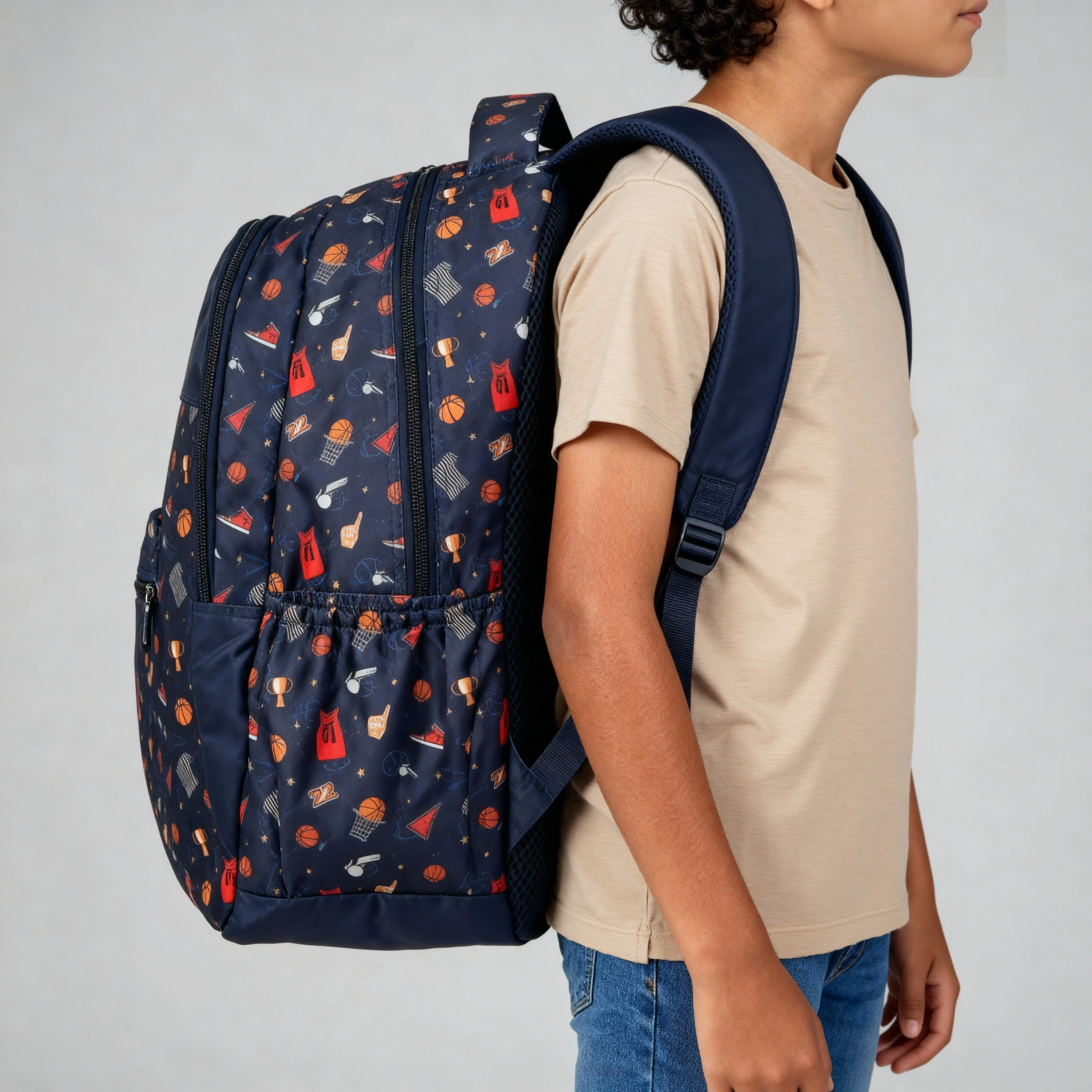 Boys Printed Backpack - Image 2