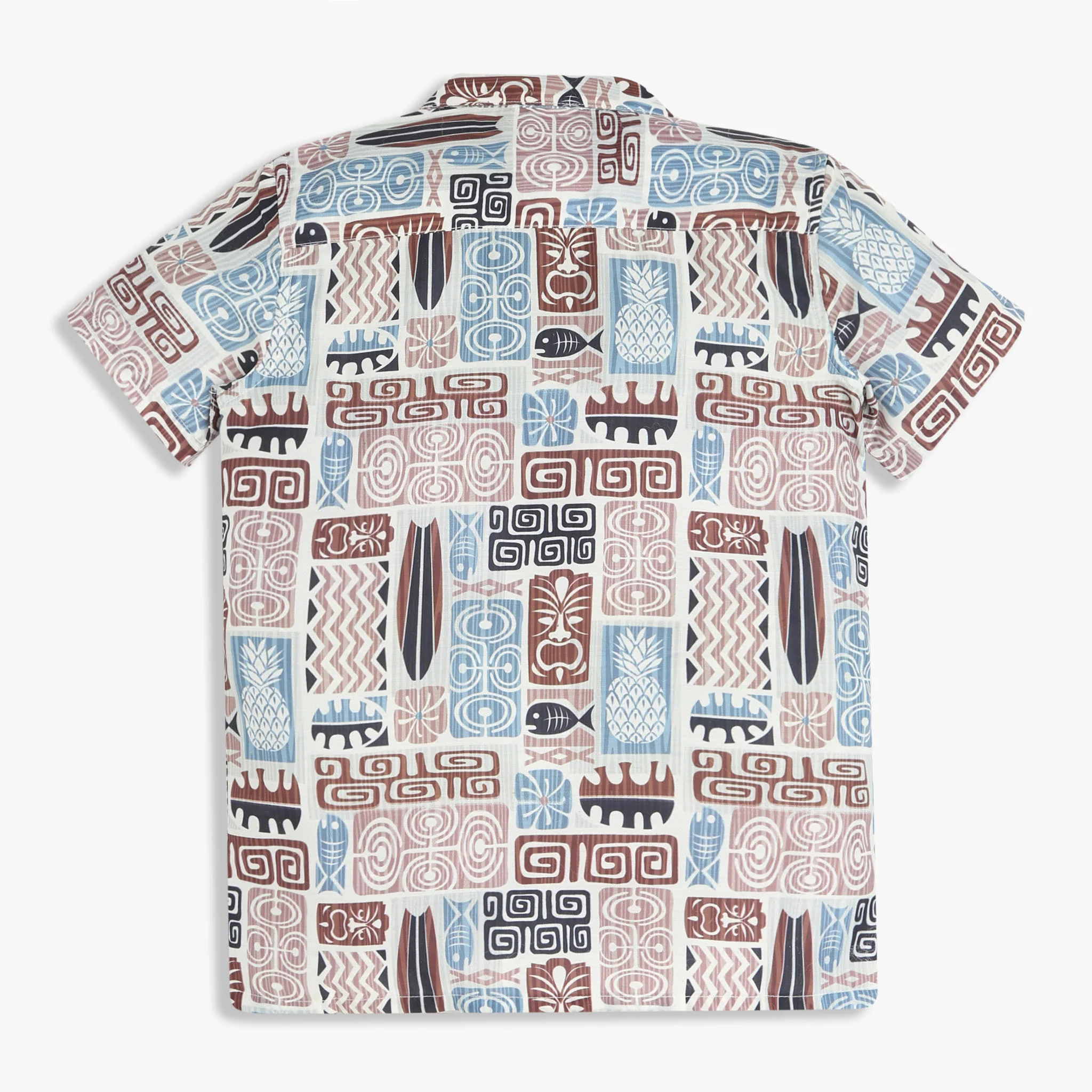 Boys Printed Cuban Half Sleeve Shirt - Image 2