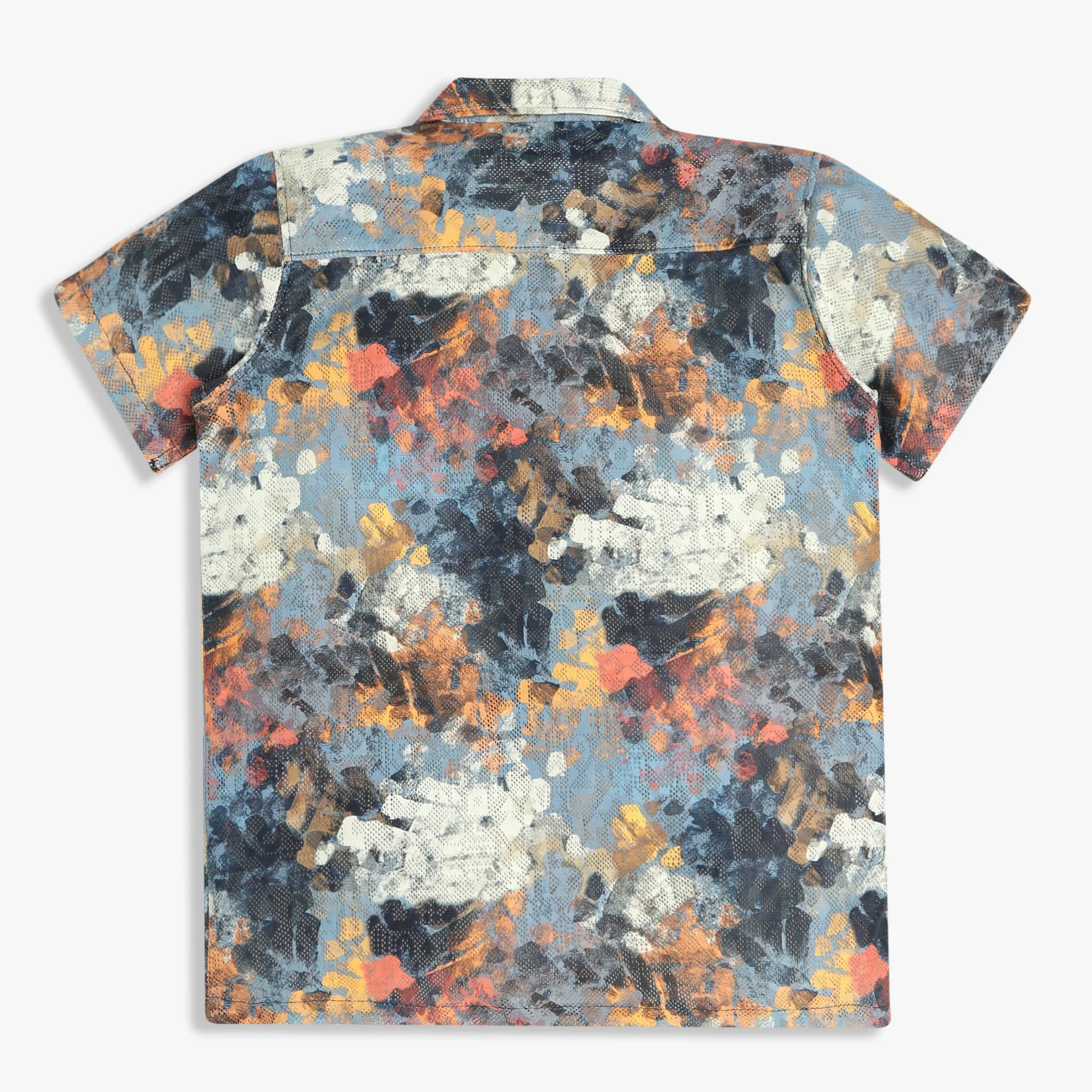 Boys Printed Cuban Half Sleeve Shirt - Image 2