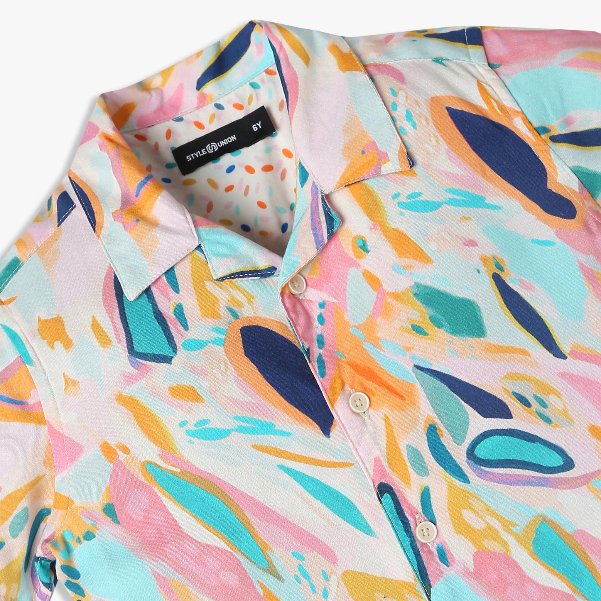 Boys Printed Half Sleeve Retreat Shirt - Image 3