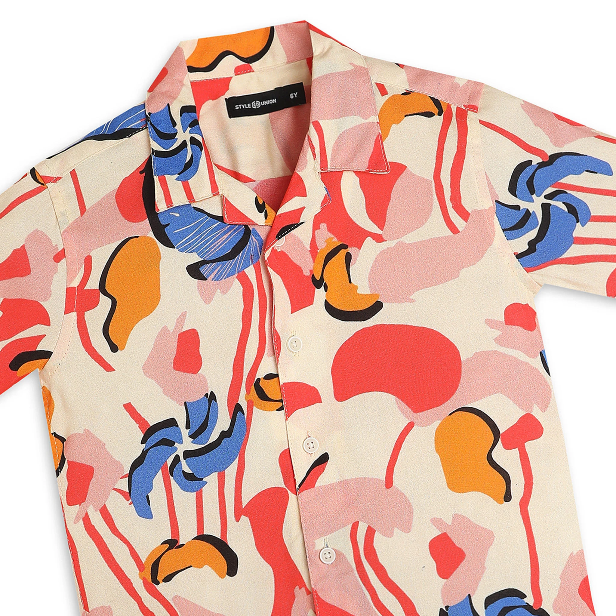 Boys Printed Retreat Shirt - Image 3