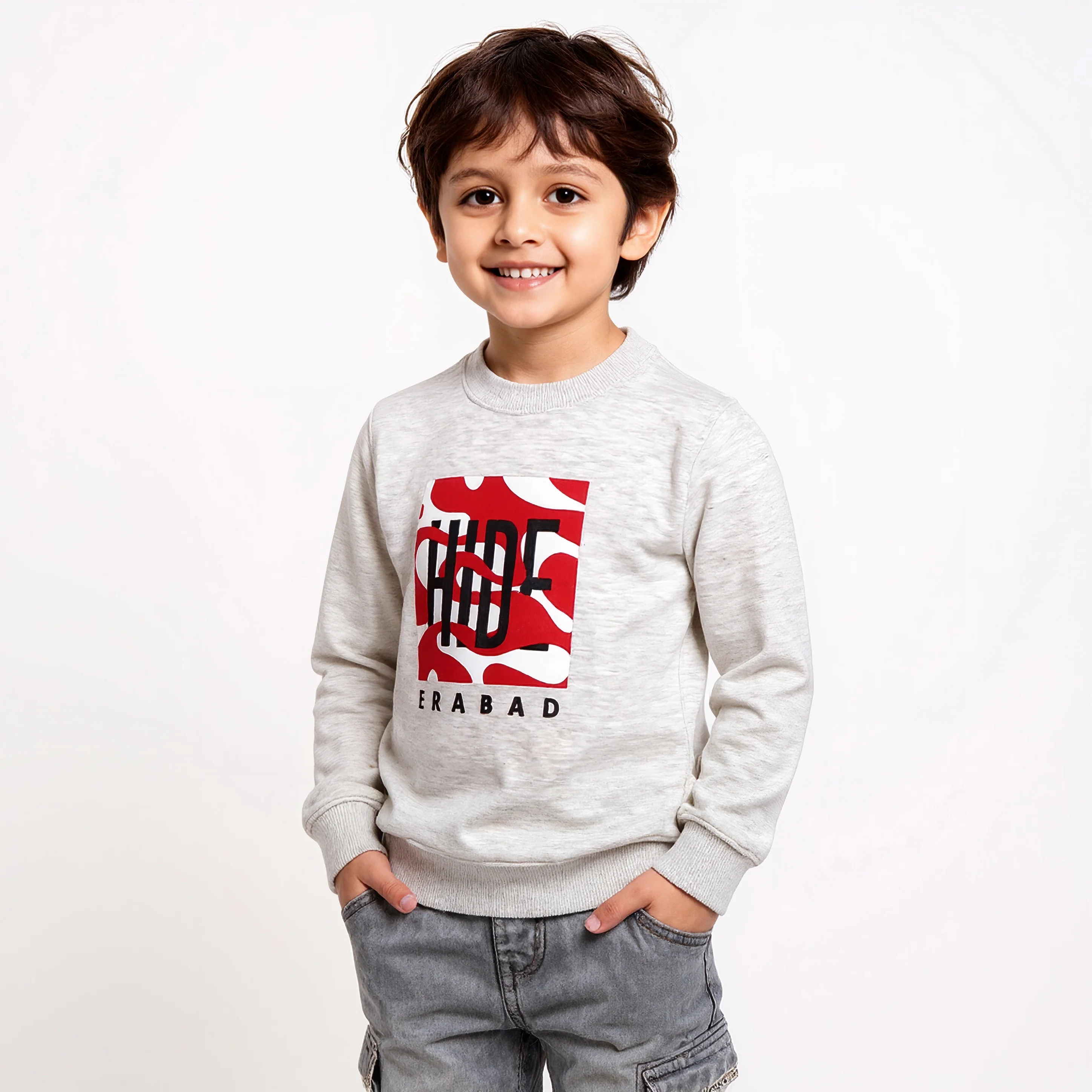 Boys Printed Slogan Sweat Tee - Image 5