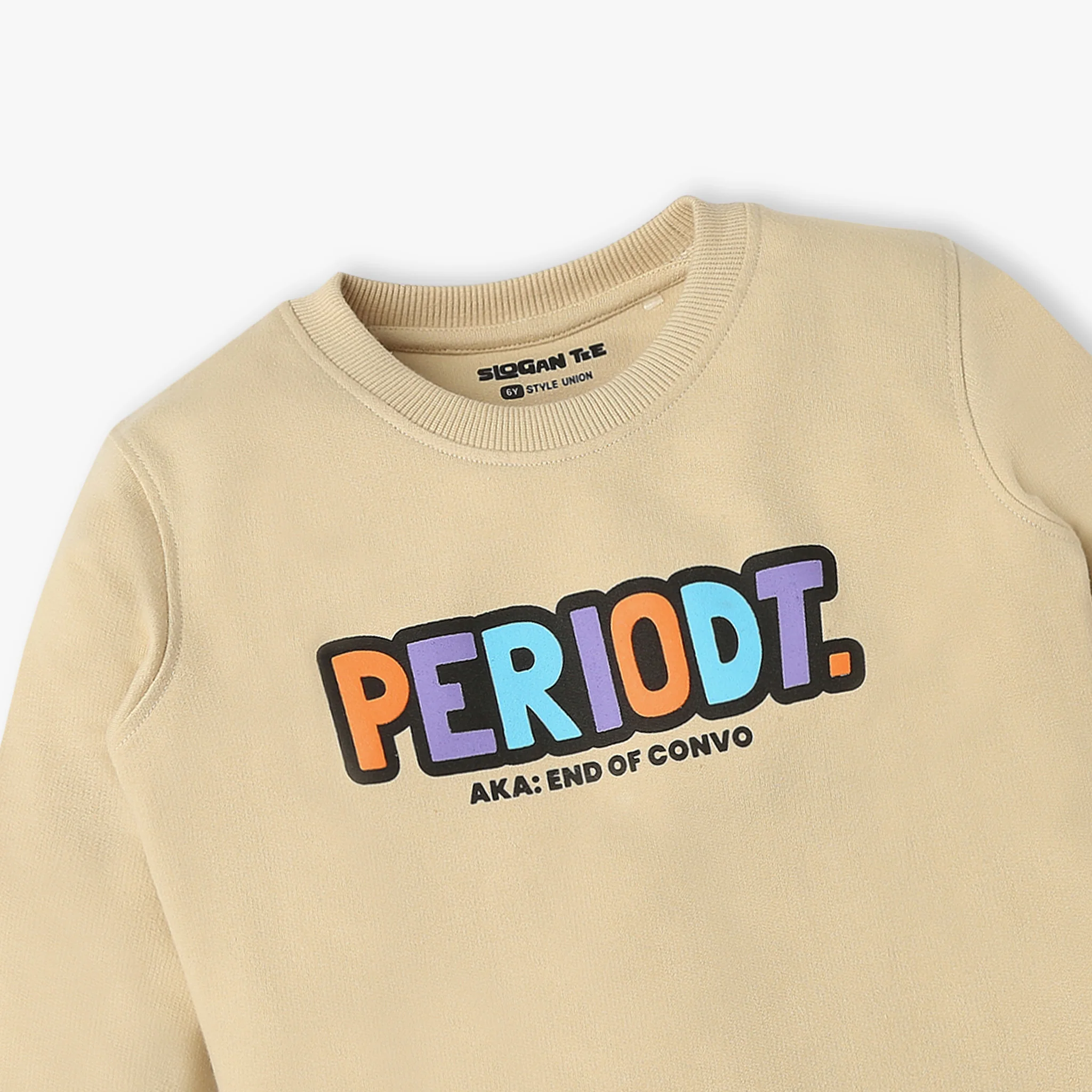 Boys Printed Slogan Sweat Tee - Image 3
