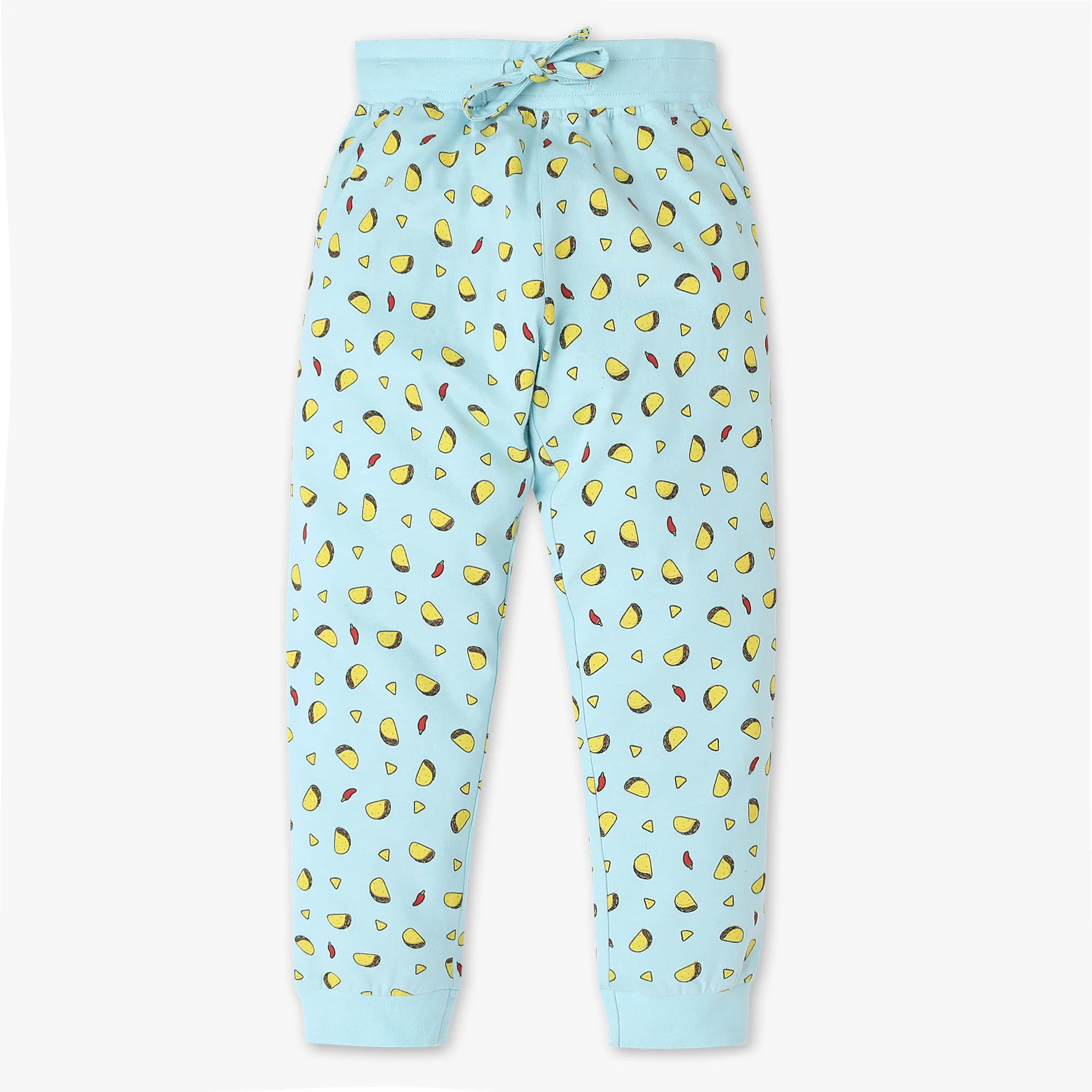 Boys Printed T-Shirt With Trackpant Sleepwear Set - Image 5
