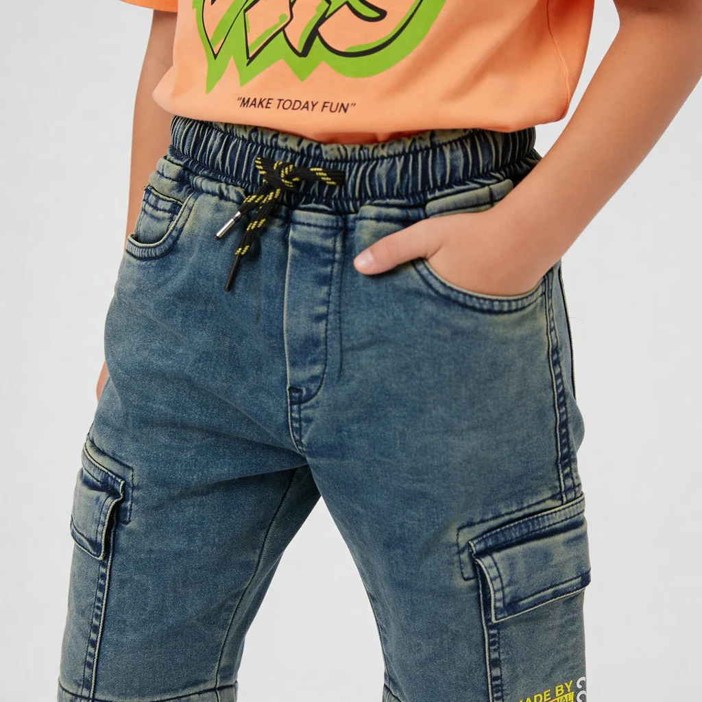 Boys Pull On Jogger With Cargo Pockets - Image 4