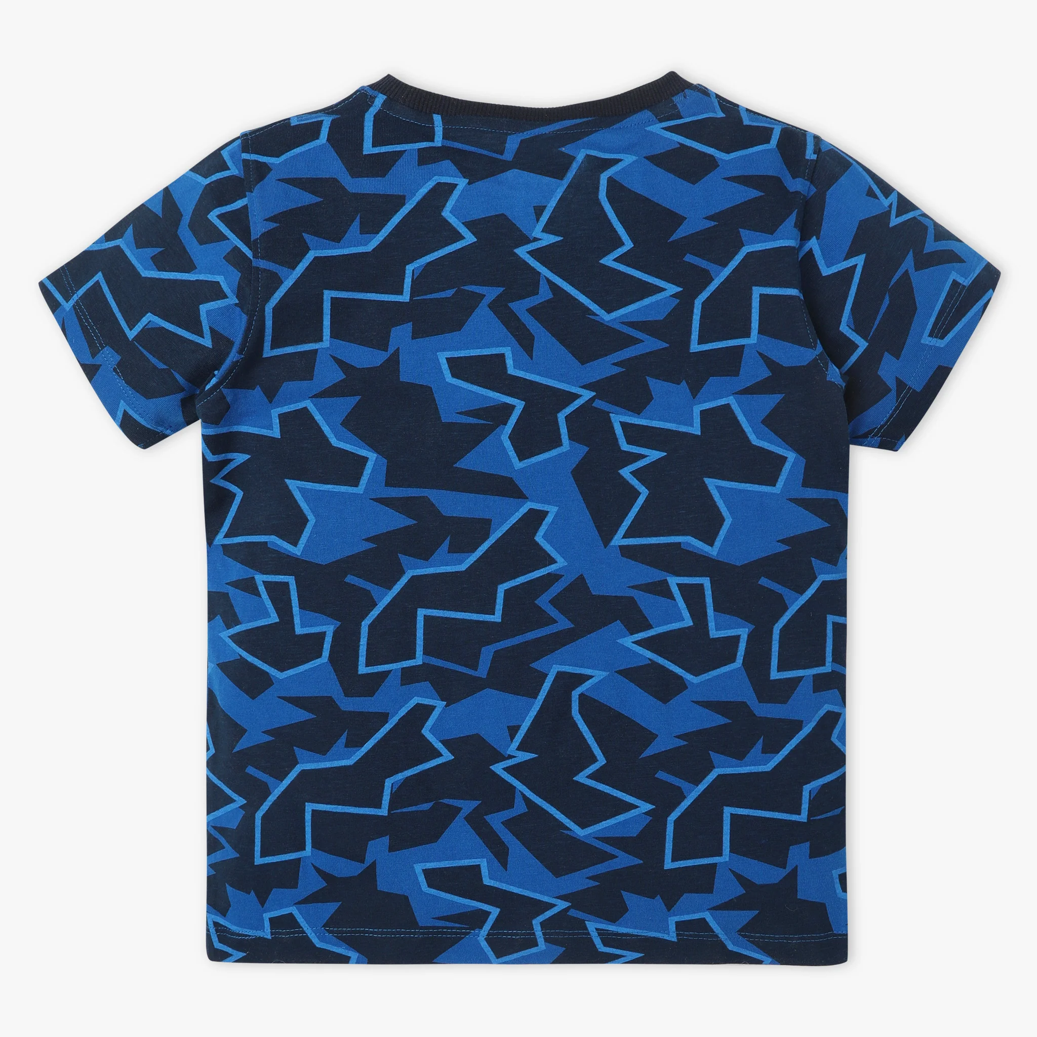 Boys All Over Print Crew Neck Half Sleeve T-Shirt - Image 2