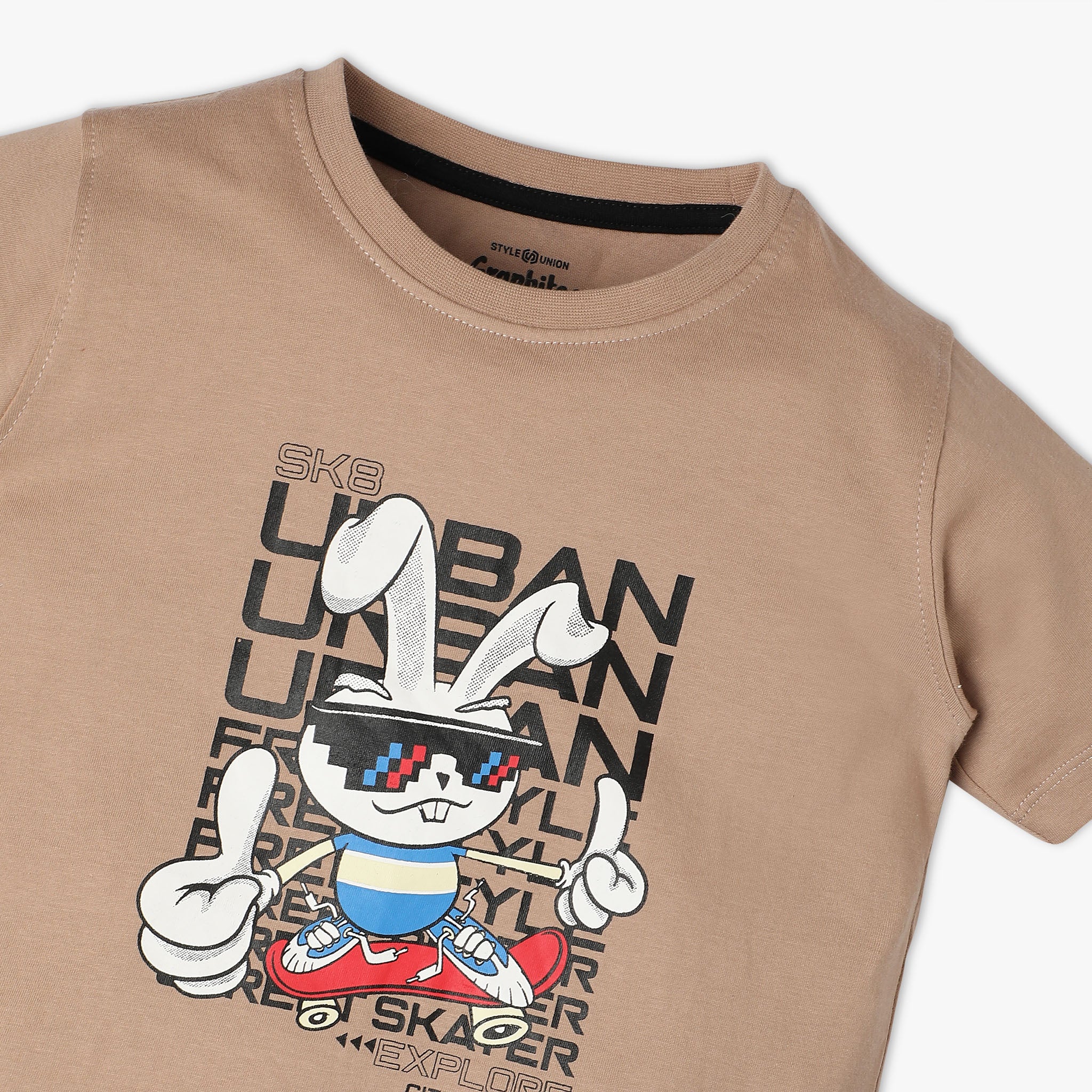 Boys Graphic Crew Neck T-Shirt - Image 3