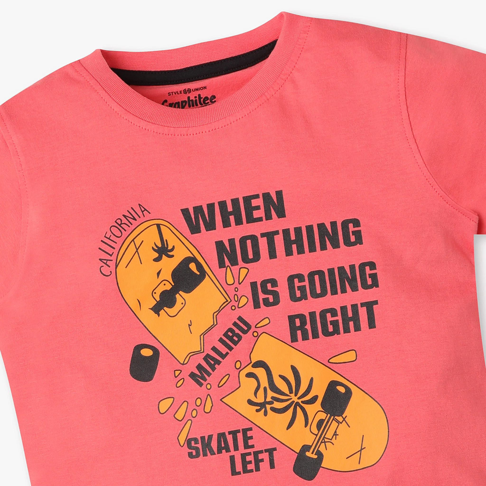 Boys Graphic Crew Neck T-Shirt - Image 3
