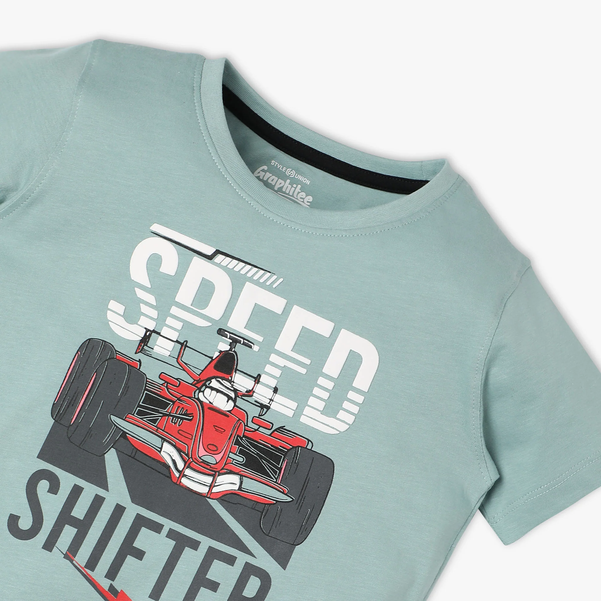 Boys Graphic Crew Neck T-Shirt - Image 3